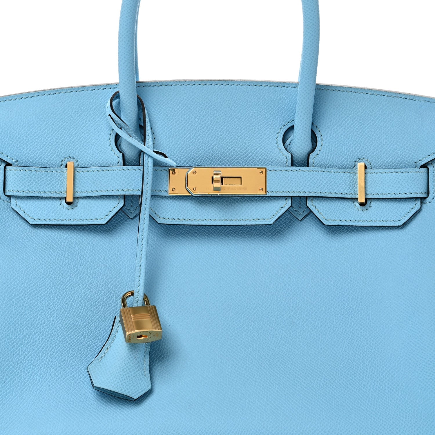 エルメス バーキン 30 Celeste エプソン ゴールド金具 HERMES BIRKIN 30 CELESTE EPSOM GOLD HARDWARE