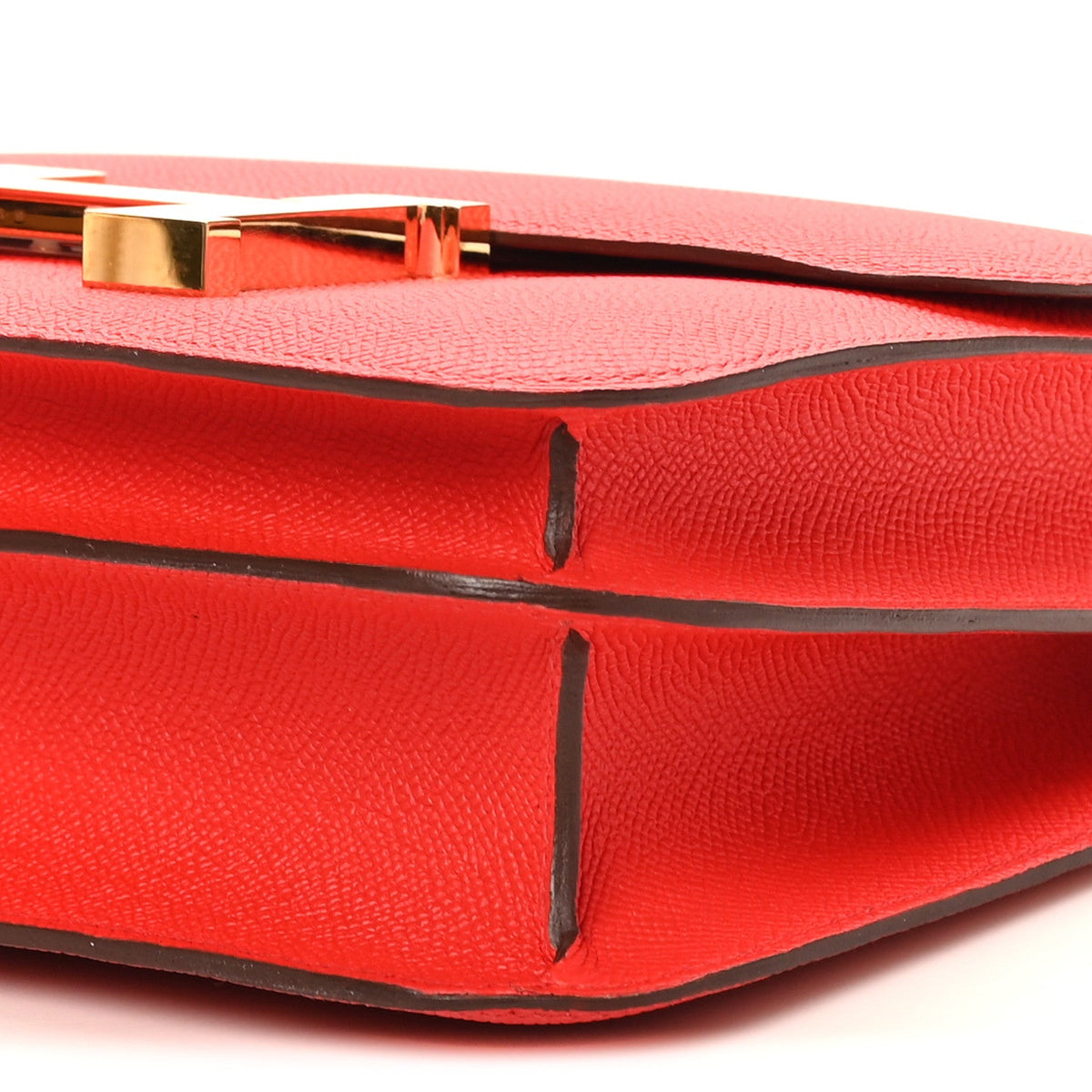 エルメス コンスタンス 24 Rouge De Coeur エプソン ゴールド金具 HERMES CONSTANCE 24 ROUGE DE COEUR EPSOM GOLD HARDWARE
