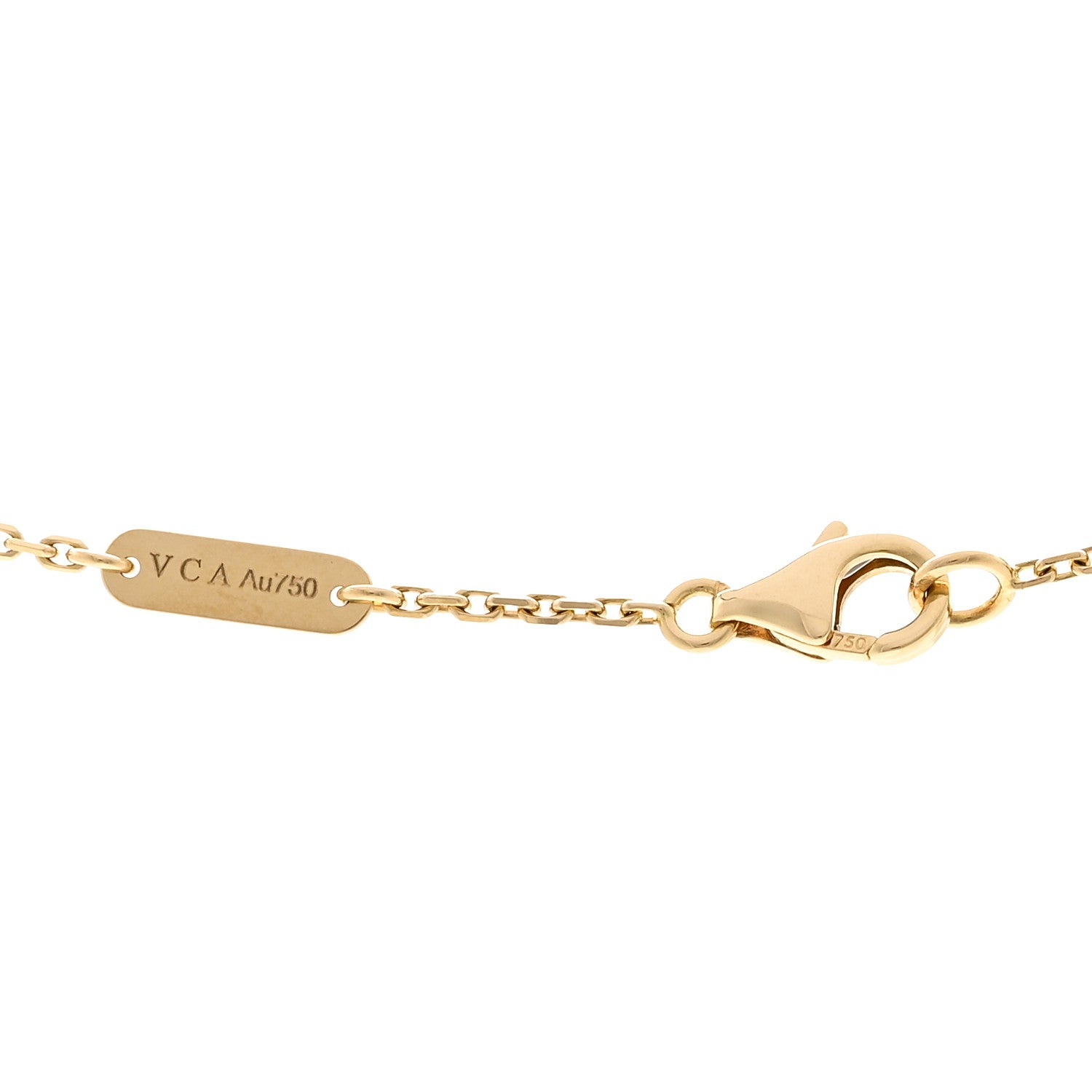 ヴァンクリーフ＆アーペル ヴィンテージアルハンブラ ペンダントネックレス マルチカラー 18K イエローゴールド VAN CLEEF & ARPELS VINTAGE ALHAMBRA PENDANT NECKLACE MULTICOLOR 18K YELLOW GOLD