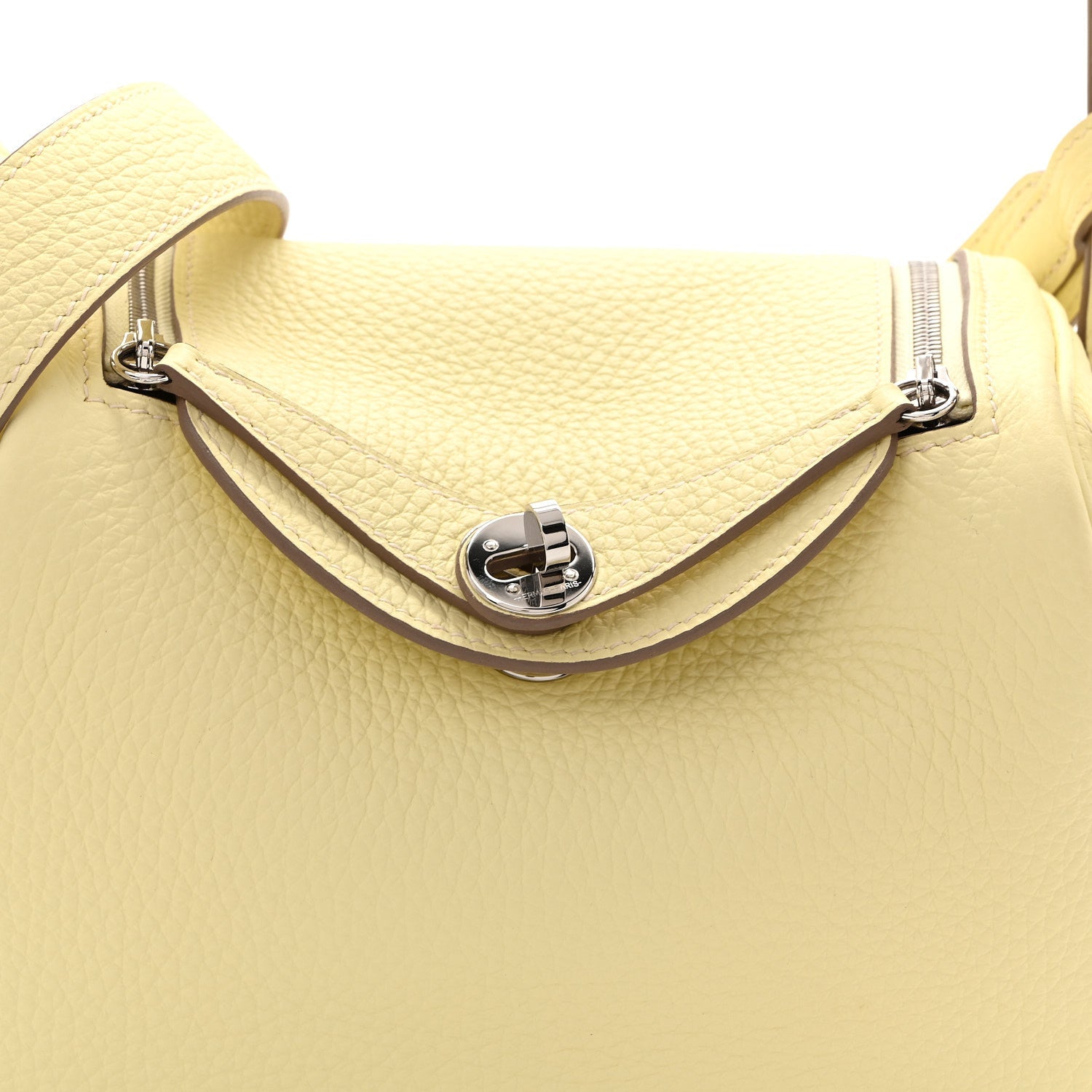 エルメス リンディ 20 Jaune Milton トリヨンクレマンス シルバー金具 HERMES LINDY 20 JAUNE MILTON TAURILLON CLEMENCE SILVER HARDWARE