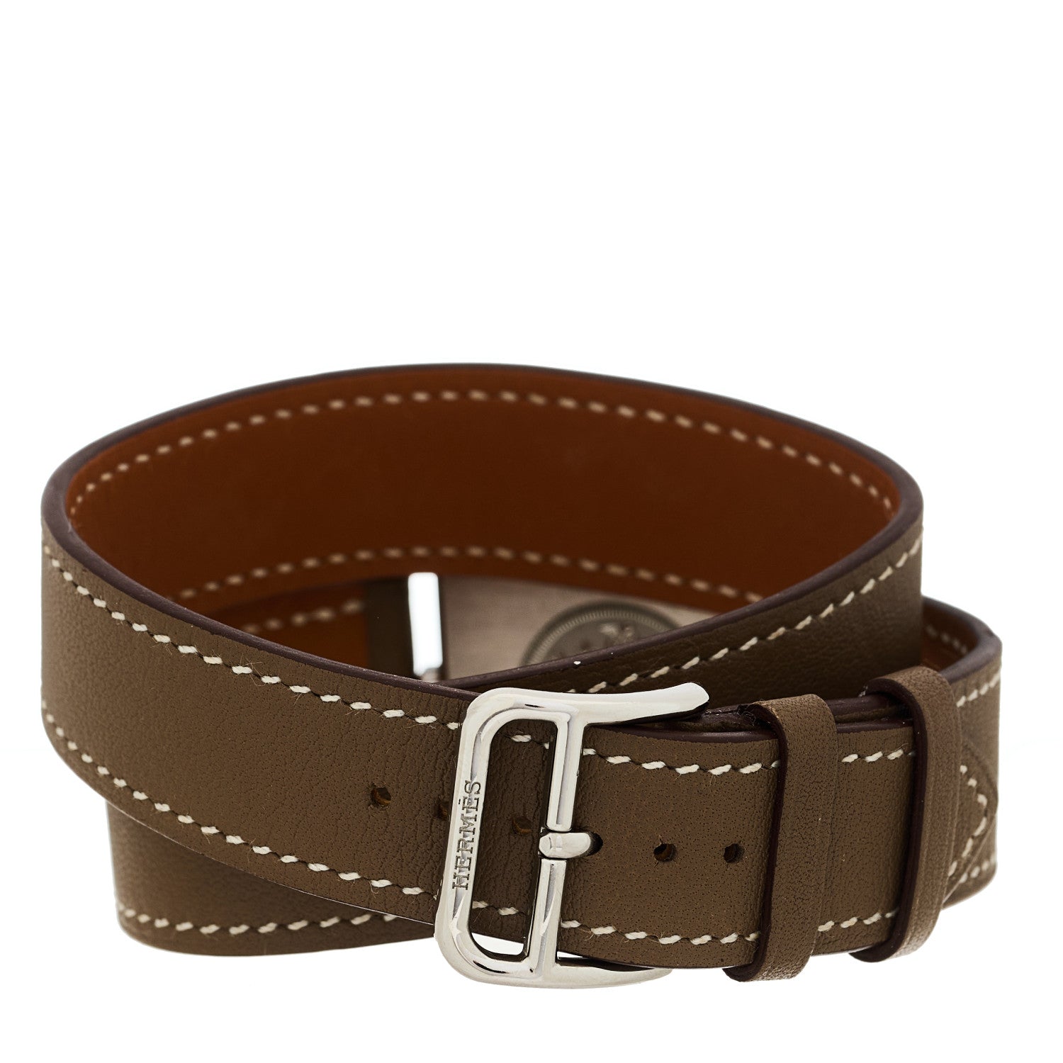 エルメス ケープコッド クォーツウォッチ 29mm ステンレス Etoupe スイフト