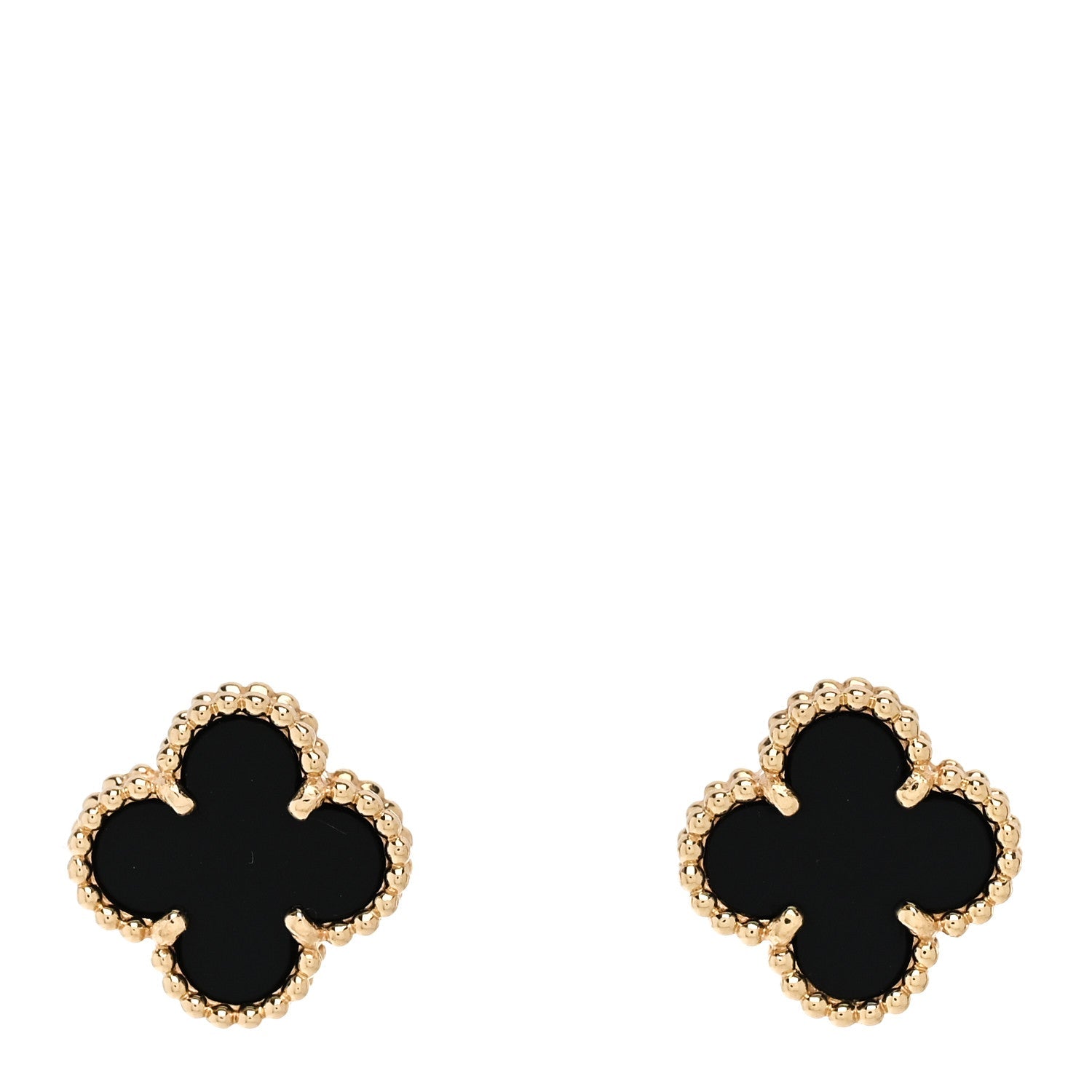 ヴァンクリーフ＆アーペル スウィートアルハンブラ ピアス ブラックオニキス 18K イエローゴールド VAN CLEEF & ARPELS SWEET ALHAMBRA EARRINGS BLACK ONYX 18K YELLOW GOLD