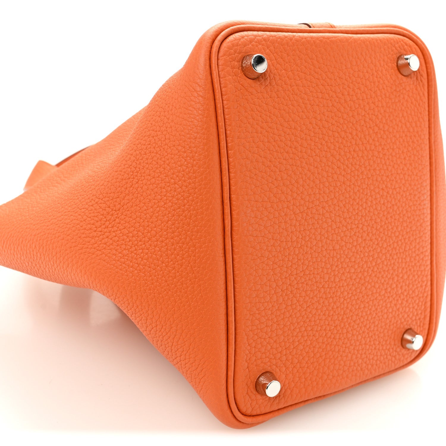 エルメス ピコタンロック PM 18 Orange トリヨンクレマンス シルバー金具 HERMES PICOTIN LOCK PM 18 ORANGE TAURILLON CLEMENCE SILVER HARDWARE