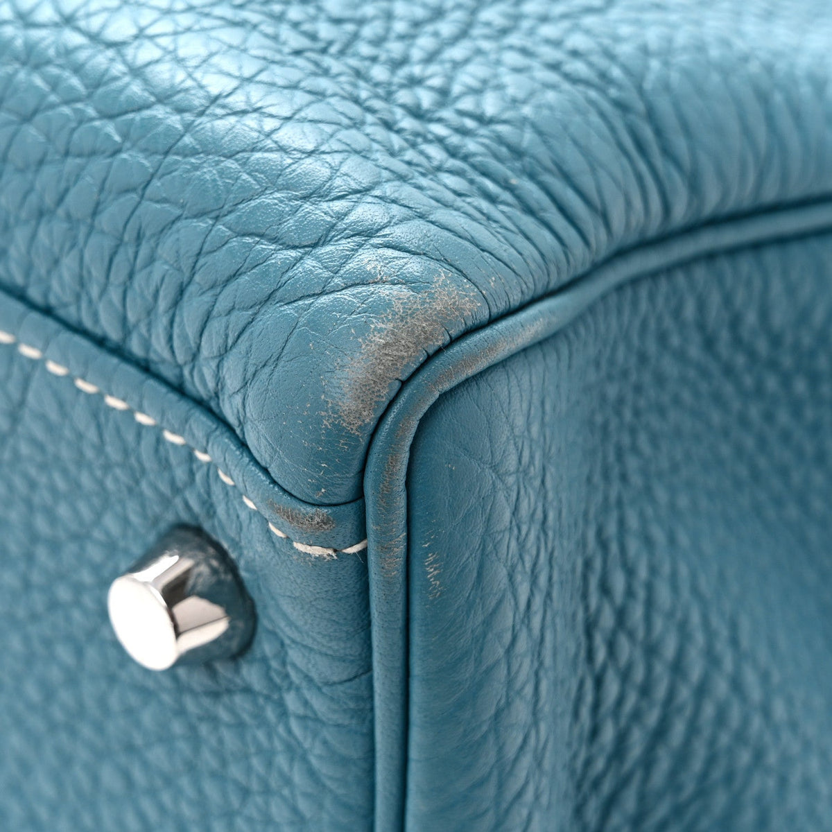 エルメス ケリー 35 内縫い Blue Jean トリヨンクレマンス シルバー金具 HERMES KELLY 35 RETOURNE BLUE JEAN TAURILLON CLEMENCE SILVER HARDWARE