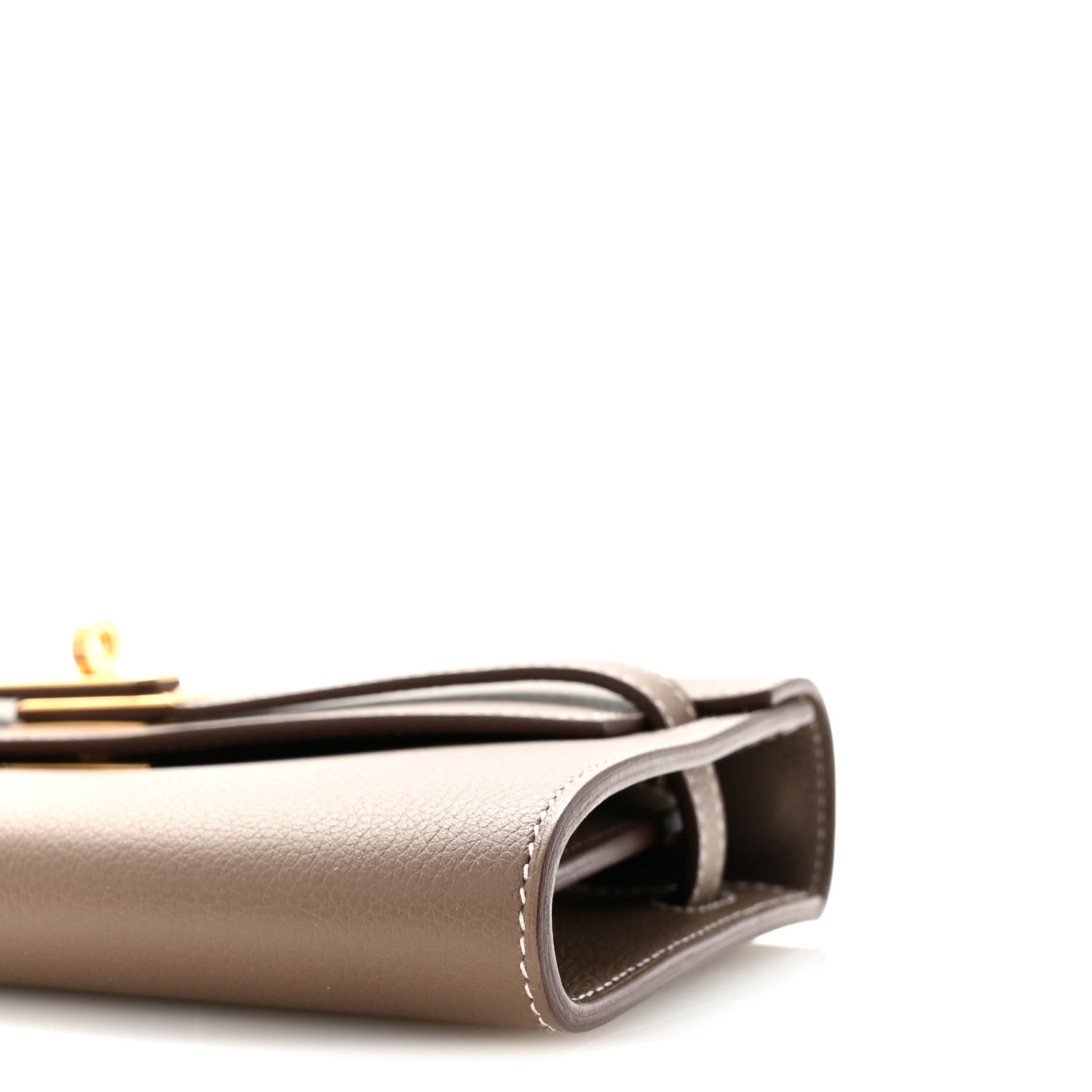 エルメス ケリートゥーゴー 長財布 Etoupe エバーカラー ゴールド金具 HERMES KELLY TO GO WALLET ETOUPE EVERCOLOR GOLD HARDWARE