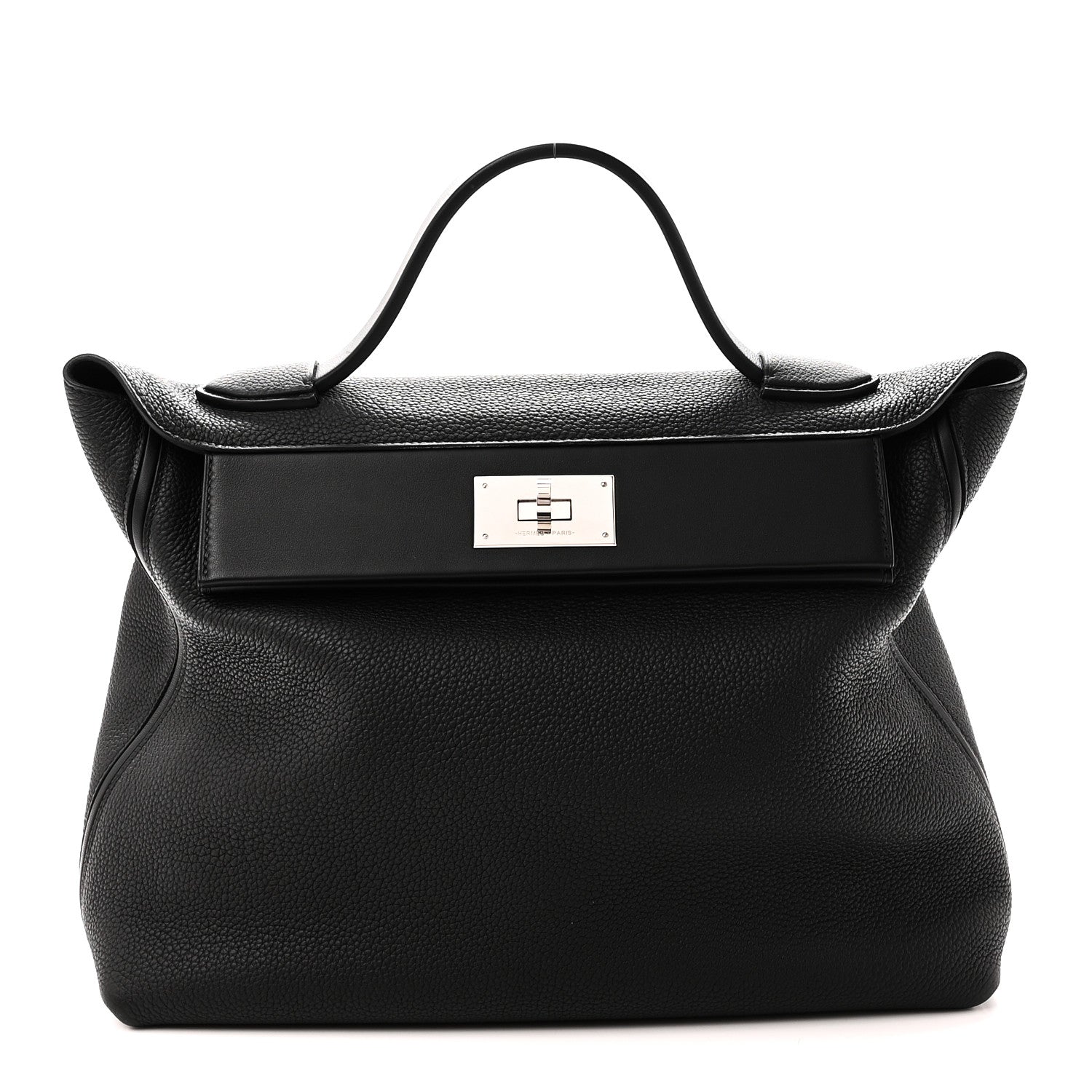 エルメス 24/24 ヴァンキャトル 35 Black スイフト / トゴ シルバー金具 HERMES 24/24 35 BLACK SWIFT / TOGO SILVER HARDWARE