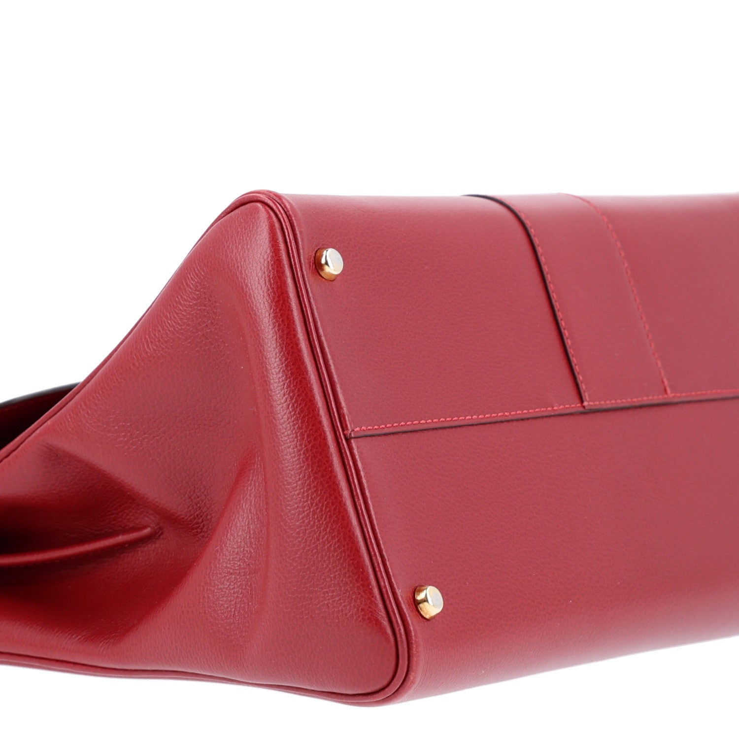 デルヴォー ブリヨン MM ショルダーバッグ Red グレインドカーフスキン ローズゴールド金具 DELVAUX BRILLANT MM SHOULDER BAG RED GRAINED CALFSKIN ROSE GOLD HARDWARE