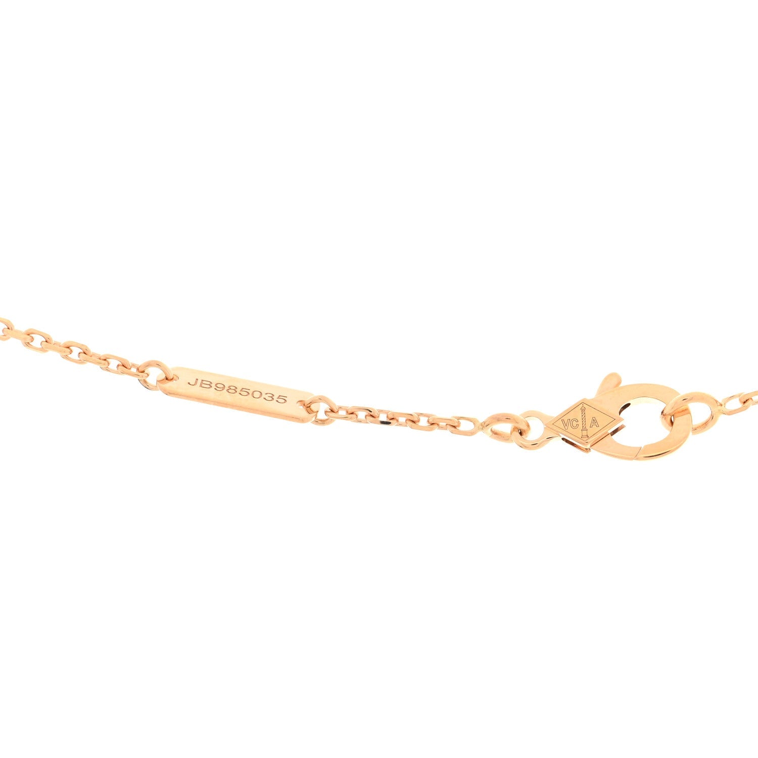 ヴァンクリーフ＆アーペル ヴィンテージアルハンブラ ペンダントネックレス マザーオブパール 18K ローズゴールド VAN CLEEF & ARPELS VINTAGE ALHAMBRA PENDANT NECKLACE MOTHER OF PEARL 18K ROSE GOLD