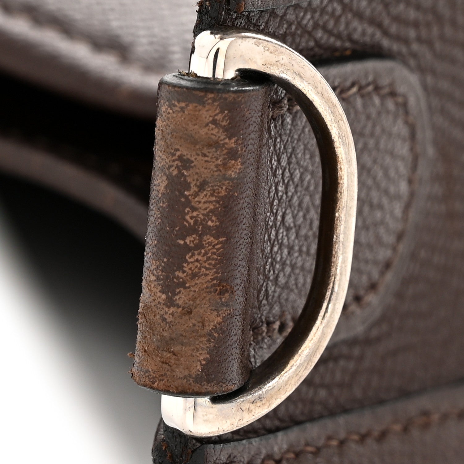 エルメス エヴリン PM Chocolate エプソン シルバー金具 HERMES EVELYNE PM CHOCOLATE EPSOM SILVER HARDWARE
