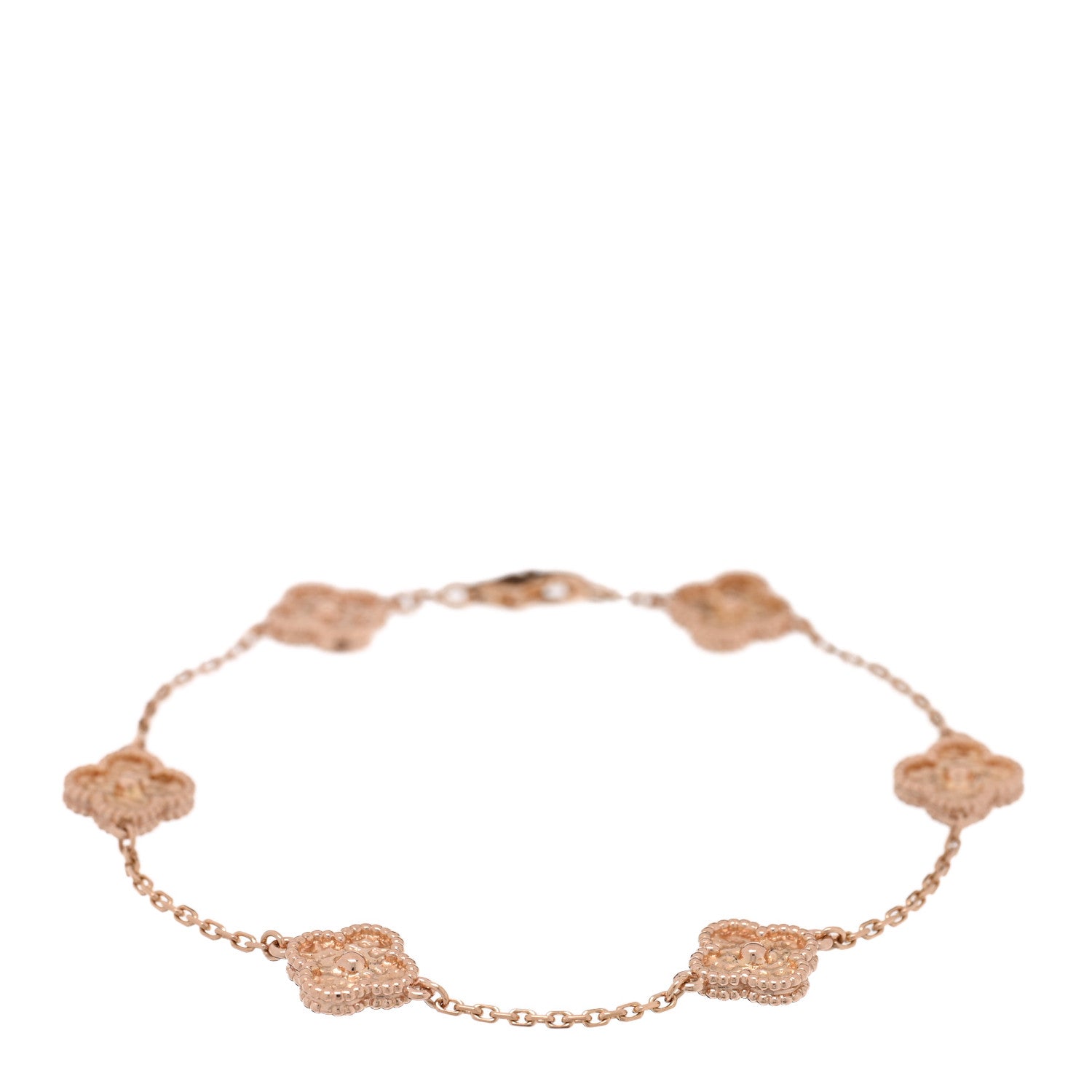 ヴァンクリーフ＆アーペル スウィートアルハンブラ 6モチーフ ブレスレット 18K ローズゴールド VAN CLEEF & ARPELS SWEET ALHAMBRA 6 MOTIFS BRACELET 18K ROSE GOLD