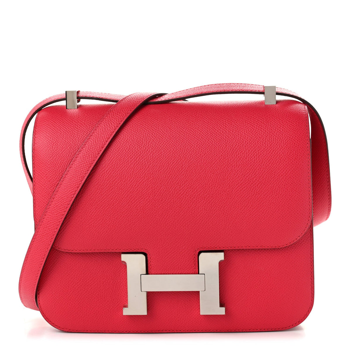 エルメス コンスタンス 24 Rose Extreme エプソン シルバー金具 HERMES CONSTANCE 24 ROSE EXTREME EPSOM SILVER HARDWARE
