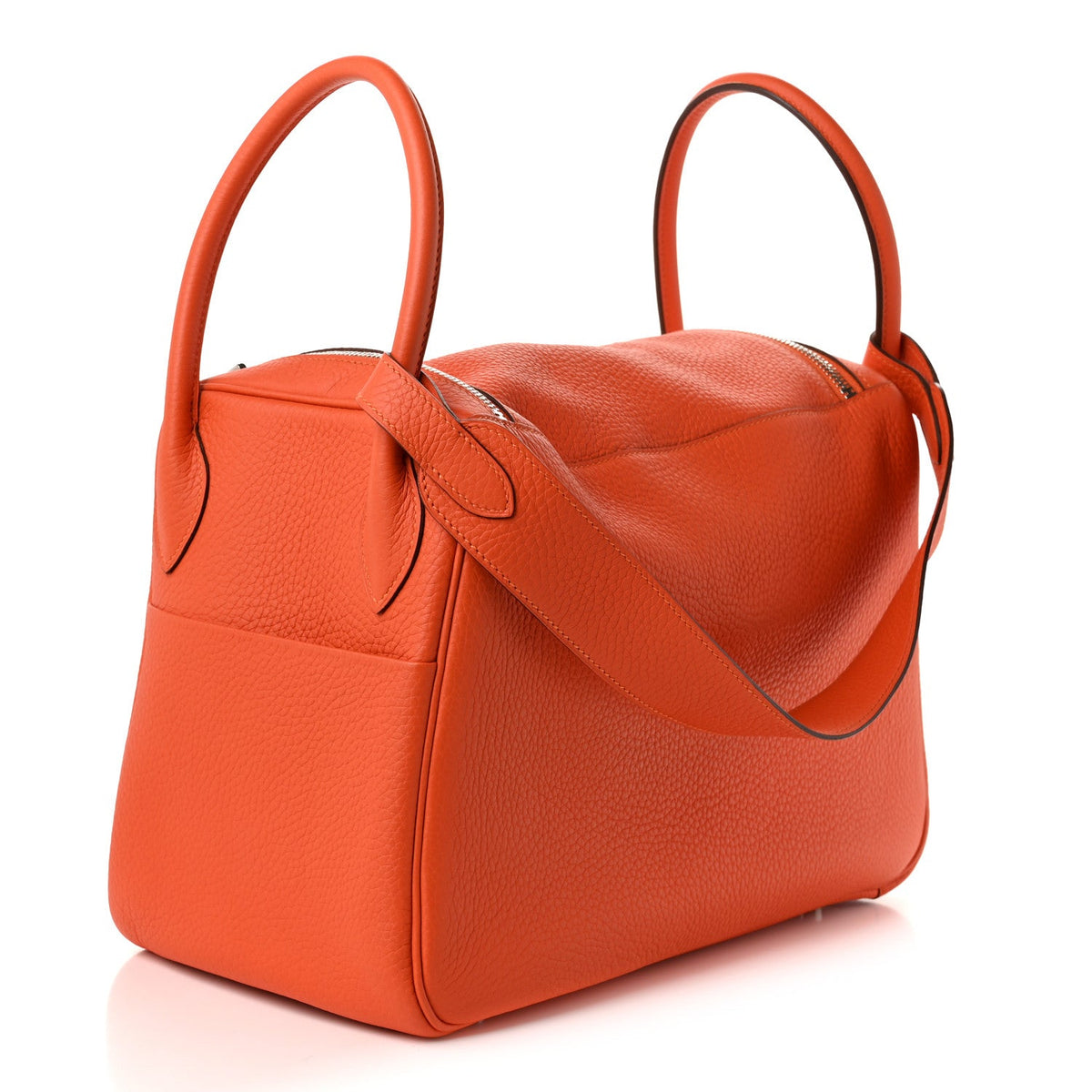 エルメス リンディ 34 Orange トリヨンクレマンス シルバー金具 HERMES LINDY 34 ORANGE TAURILLON CLEMENCE SILVER HARDWARE