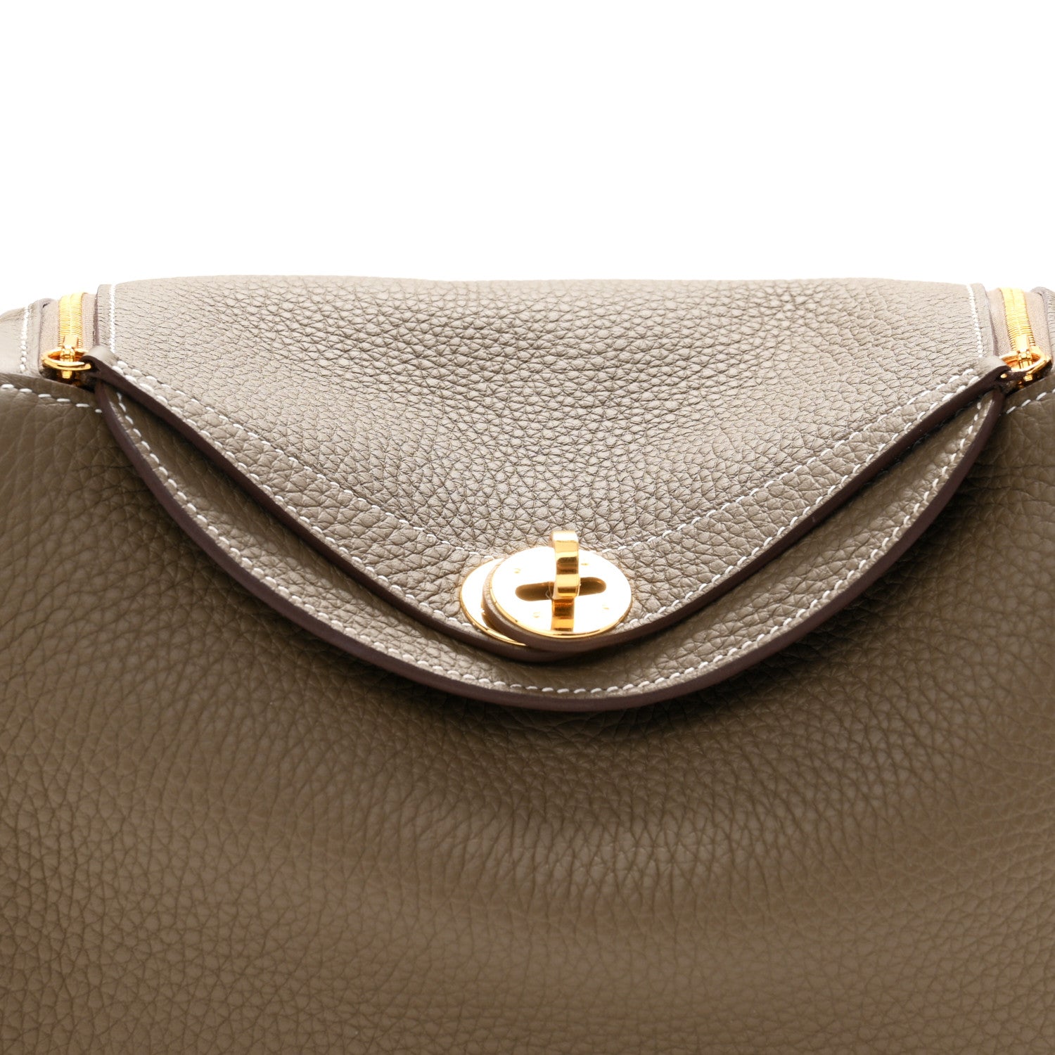 エルメス リンディ 26 Etoupe トリヨンクレマンス ゴールド金具 HERMES LINDY 26 ETOUPE TAURILLON CLEMENCE GOLD HARDWARE