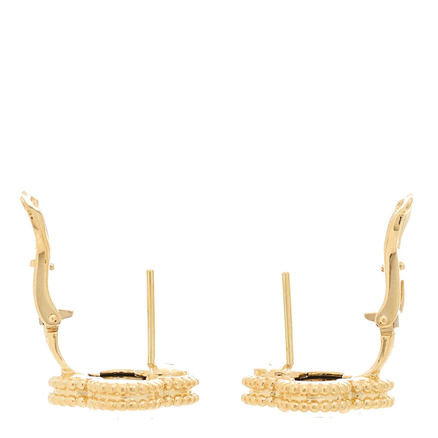 ヴァンクリーフ＆アーペル ヴィンテージアルハンブラ ピアス ブラックオニキス 18K イエローゴールド VAN CLEEF & ARPELS VINTAGE ALHAMBRA EARRINGS BLACK ONYX 18K YELLOW GOLD