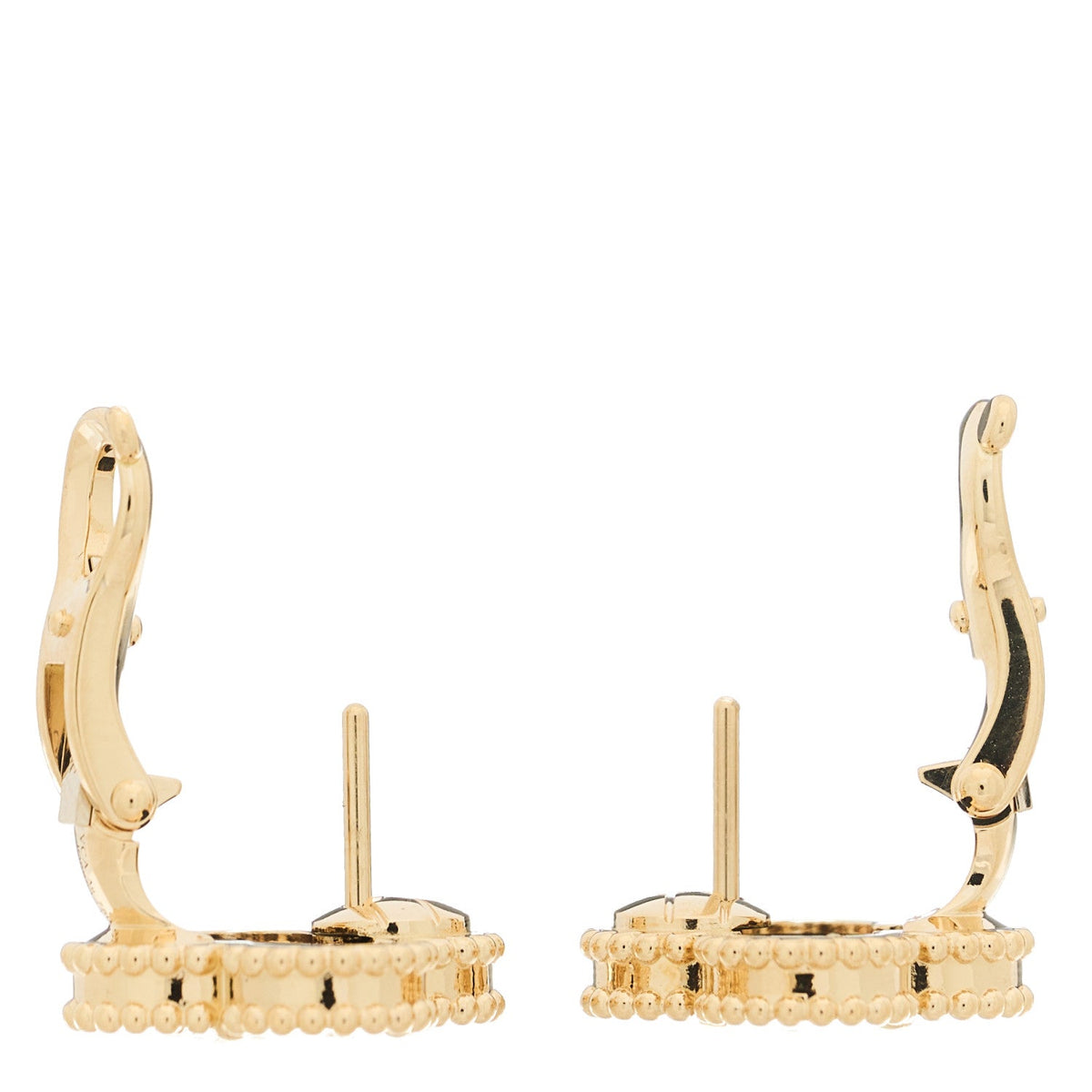 ヴァンクリーフ＆アーペル ヴィンテージアルハンブラ ピアス ブラックオニキス 18K イエローゴールド VAN CLEEF & ARPELS VINTAGE ALHAMBRA EARRINGS BLACK ONYX 18K YELLOW GOLD