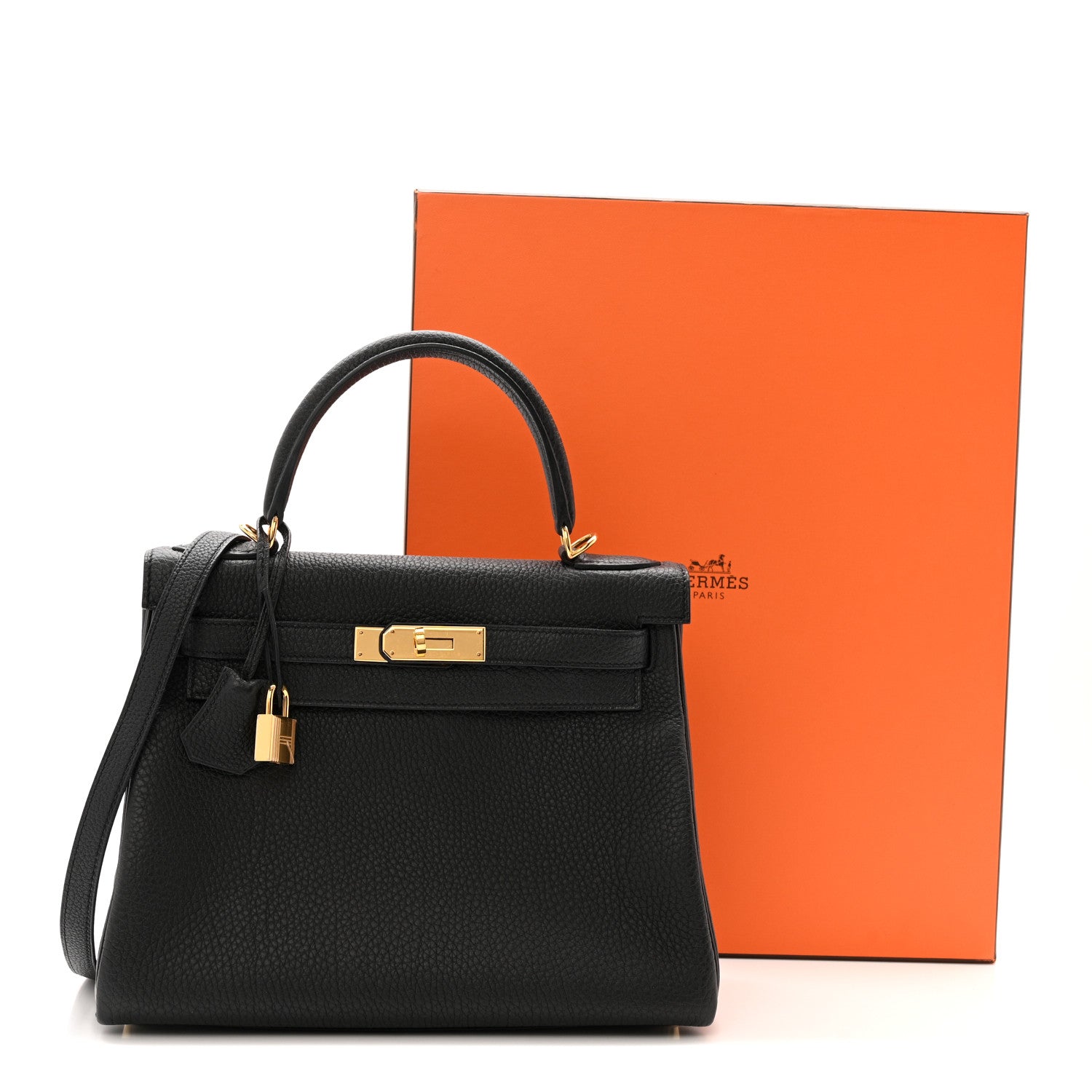 エルメス ケリー 28 内縫い Black トゴ ゴールド金具 HERMES KELLY 28 RETOURNE BLACK TOGO GOLD HARDWARE