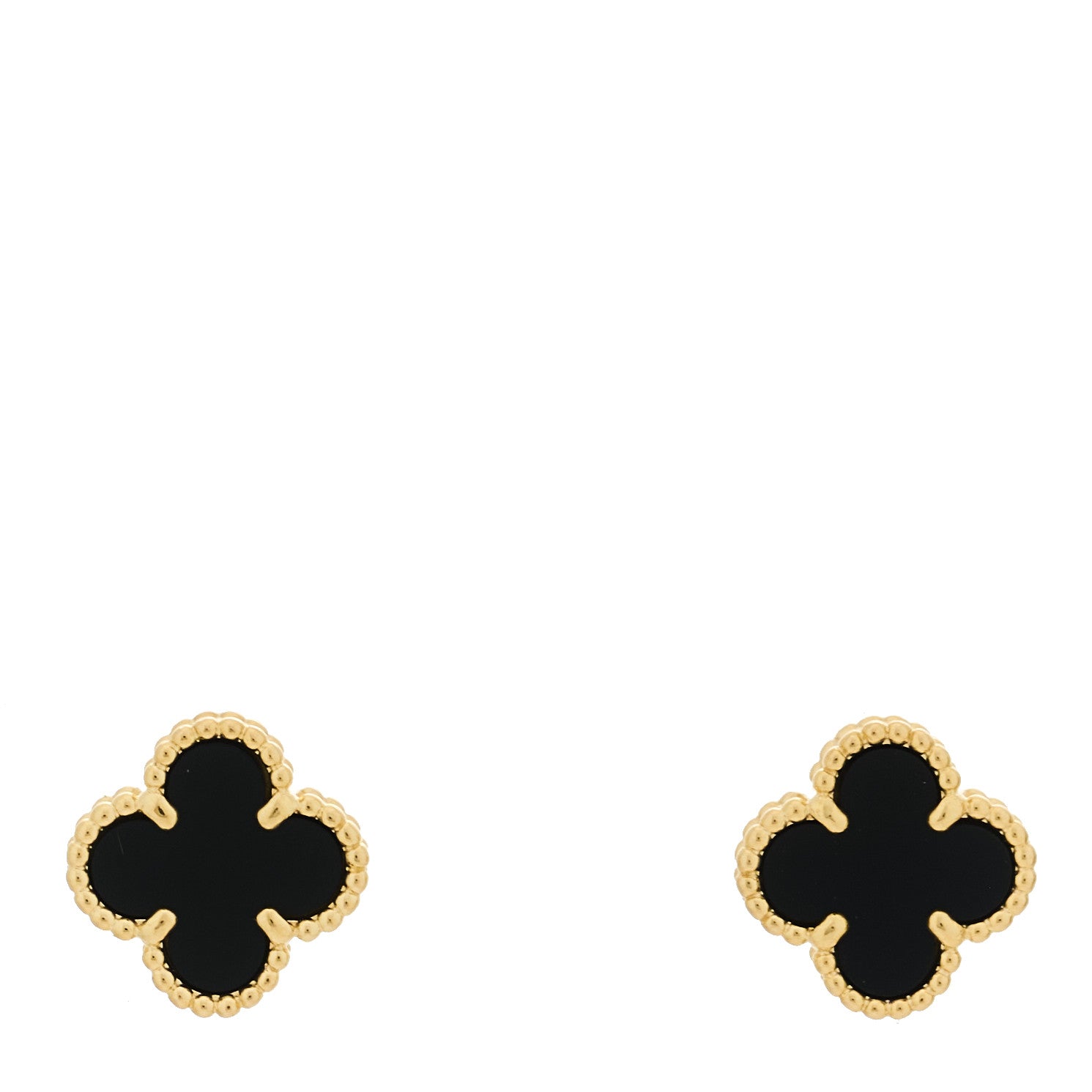 ヴァンクリーフ＆アーペル スウィートアルハンブラ ピアス ブラックオニキス 18K イエローゴールド VAN CLEEF & ARPELS SWEET ALHAMBRA EARRINGS BLACK ONYX 18K YELLOW GOLD