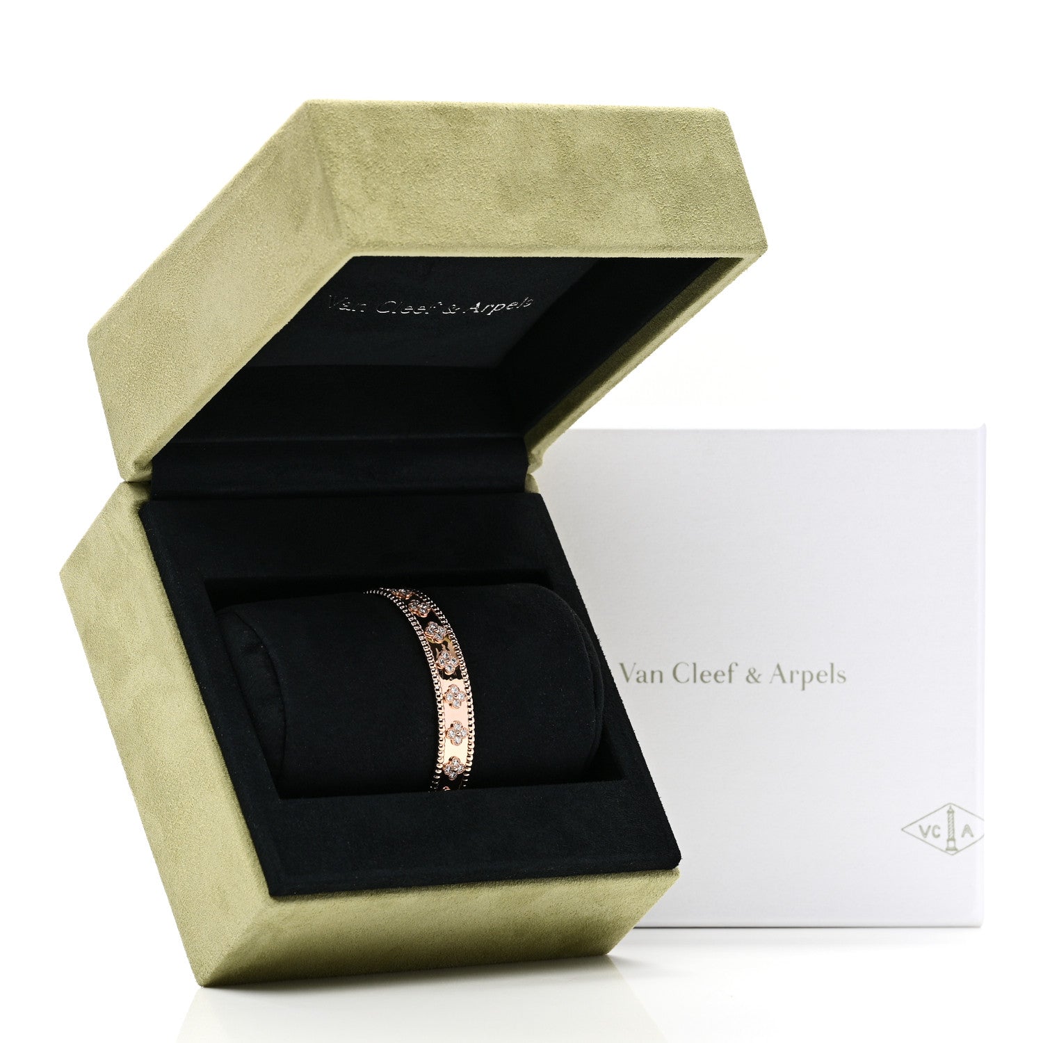 ヴァンクリーフ＆アーペル ペルレ ブレスレット ダイヤモンド 18K ローズゴールド VAN CLEEF & ARPELS PERLÉE BRACELET DIAMOND 18K ROSE GOLD