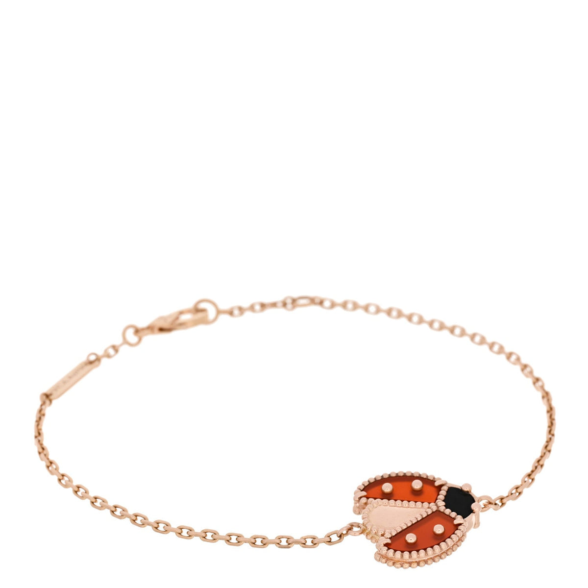 Van Cleef & Arpels Lucky Spring Bracelet, Multicolor, 18K Rose Gold