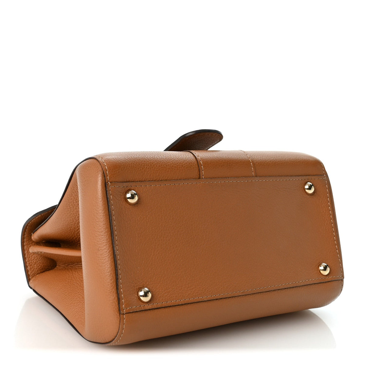 デルヴォー ブリヨン ミニ ショルダーバッグ Natural グレインドカーフスキン ゴールド金具 DELVAUX BRILLANT MINI SHOULDER BAG NATURAL GRAINED CALFSKIN GOLD HARDWARE