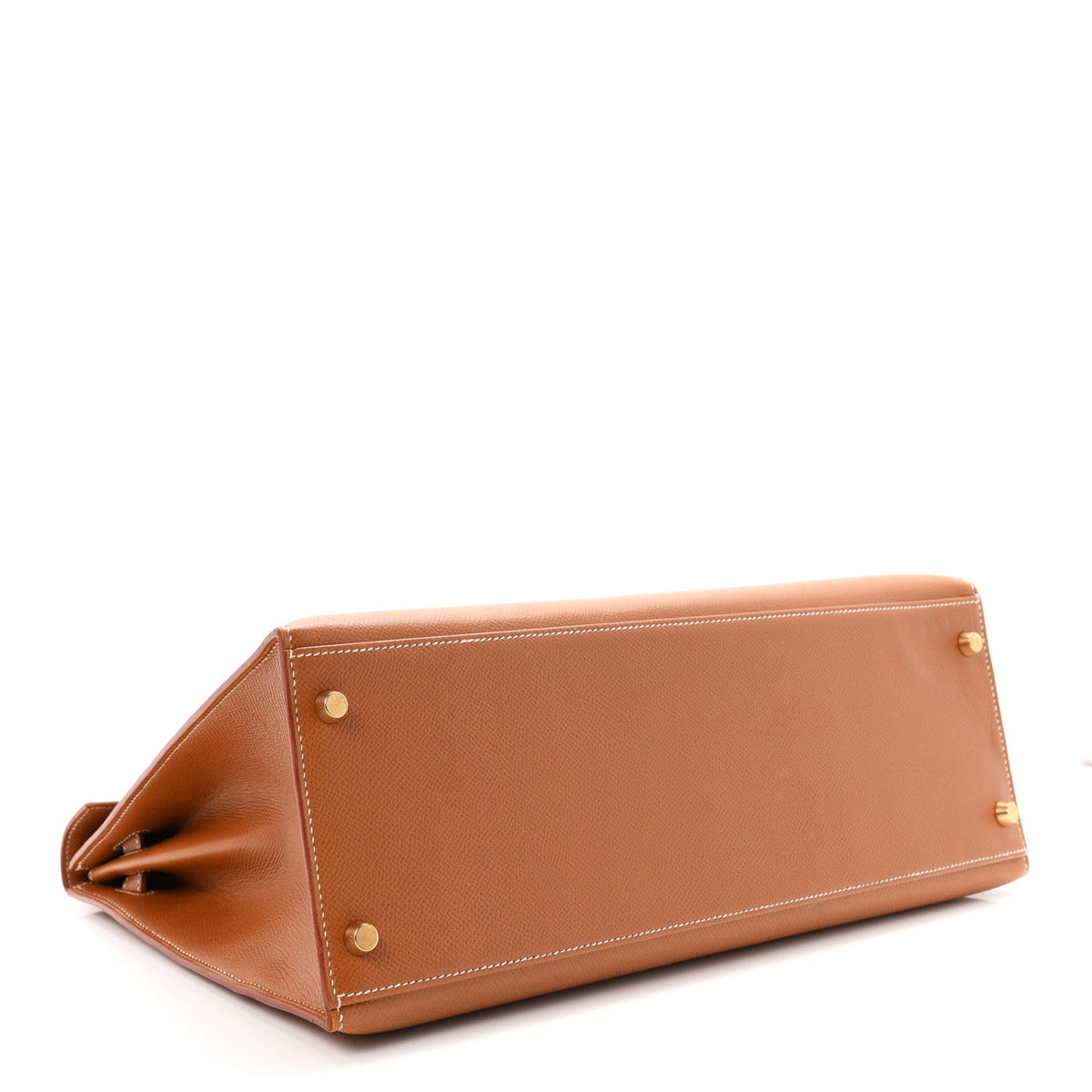 Hermes Kelly 35 Sellier Gold Courchevel Gold Hardware