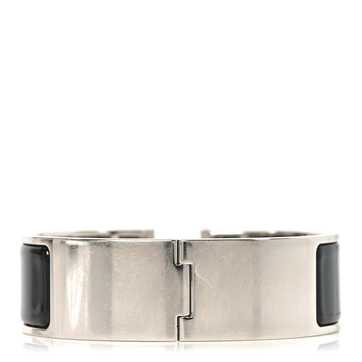 エルメス クリッククラック H ブレスレット エナメル ワイド GM ブラック HERMES CLIC CLAC H BRACELET ENAMEL WIDE GM BLACK