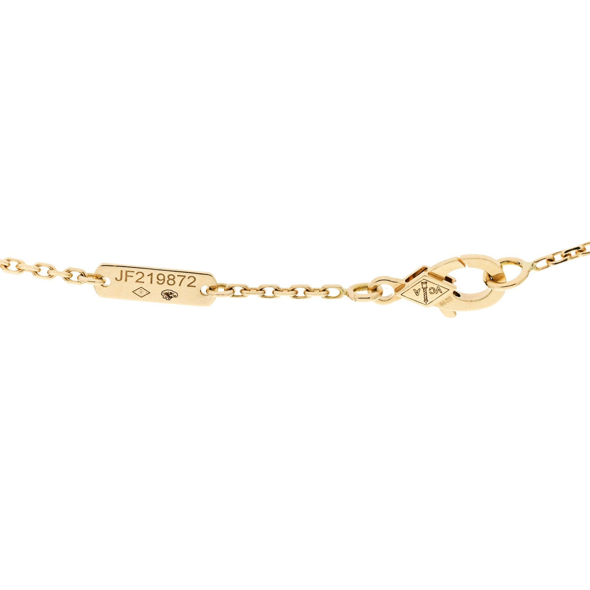 ヴァンクリーフ＆アーペル ヴィンテージアルハンブラ ペンダントネックレス ダイヤモンド 18K イエローゴールド VAN CLEEF & ARPELS VINTAGE ALHAMBRA PENDANT NECKLACE DIAMOND 18K YELLOW GOLD