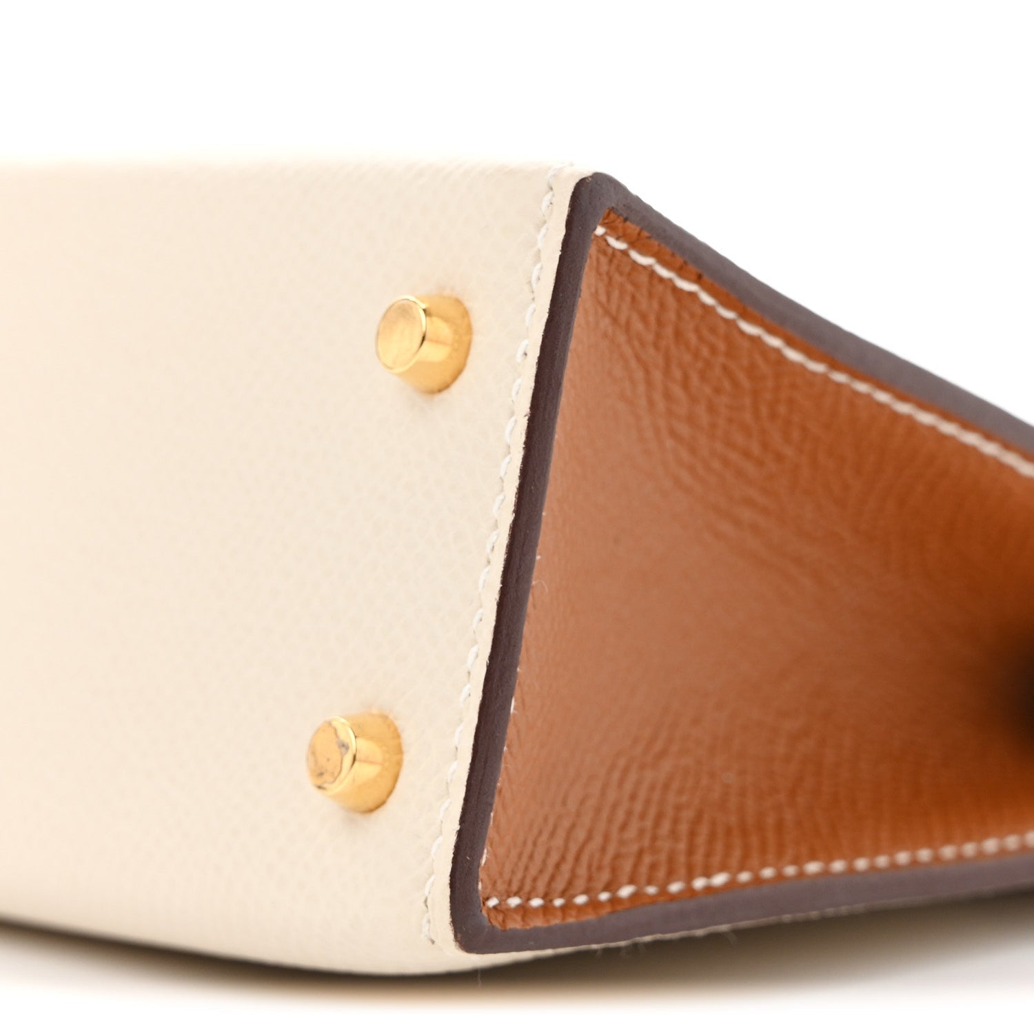 エルメス ミニケリー 20 HSS パーソナルオーダー 外縫い Craie Gold エプソン ゴールド金具 HERMES MINI KELLY 20 HSS PERSONAL ORDER SELLIER CRAIE GOLD EPSOM GOLD HARDWARE