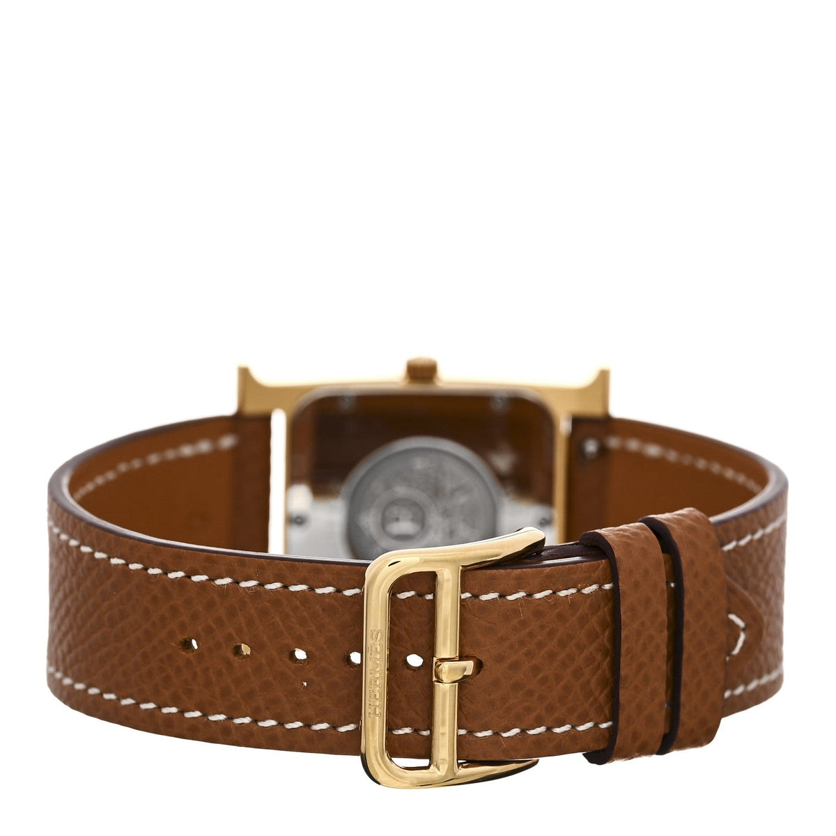 エルメス Hウォッチ クォーツ 26mm ステンレス Gold エプソン HERMES HEURE H QUARTZ WATCH 26MM STAINLESS STEEL GOLD EPSOM