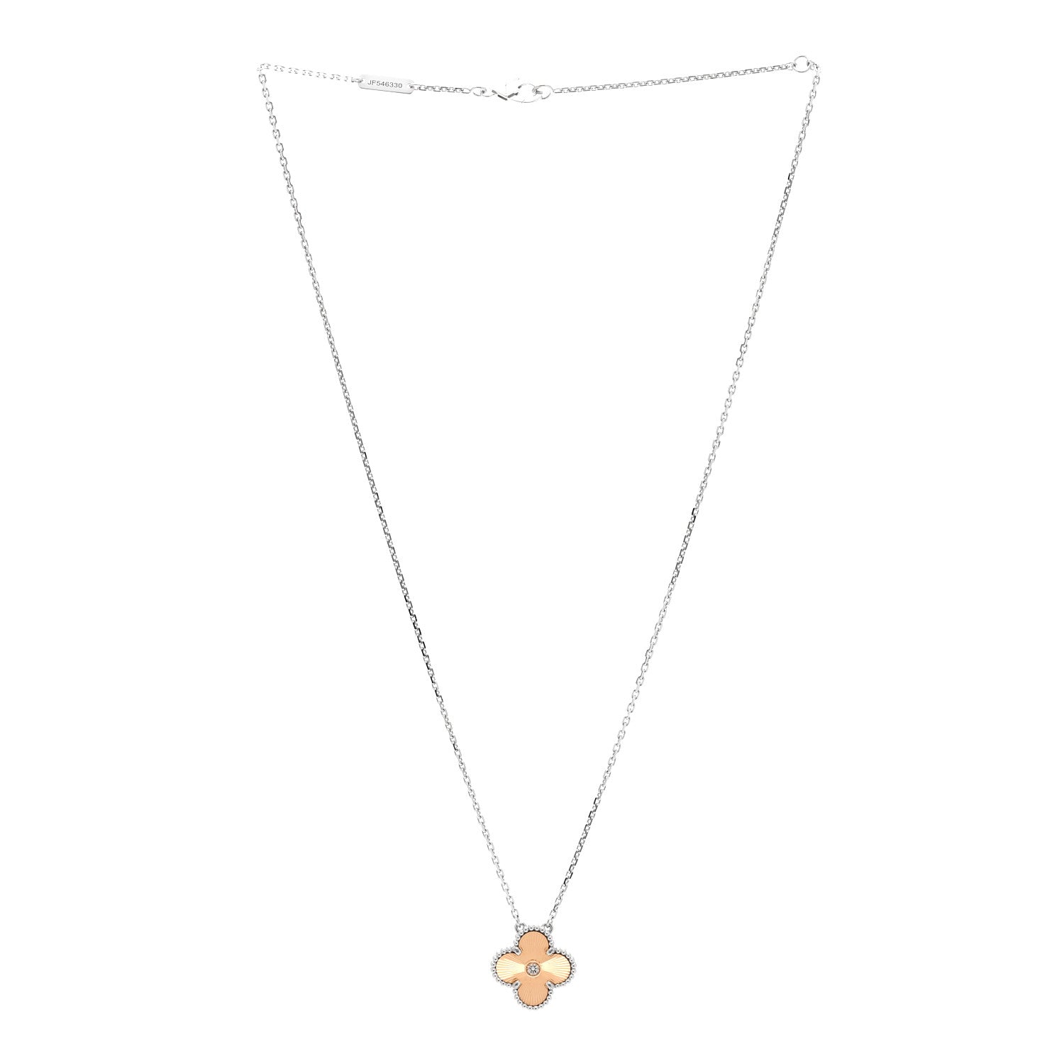 ヴァンクリーフ＆アーペル ヴィンテージアルハンブラ ペンダントネックレス マルチカラー 18K ローズゴールド VAN CLEEF & ARPELS VINTAGE ALHAMBRA PENDANT NECKLACE MULTICOLOR 18K ROSE GOLD
