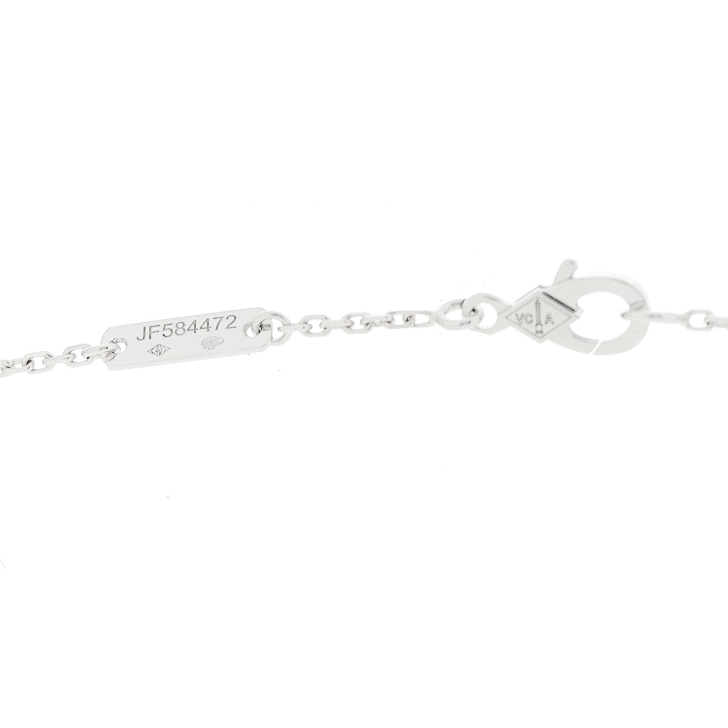ヴァンクリーフ＆アーペル ロータス ペンダントネックレス ダイヤモンド 18K ホワイトゴールド VAN CLEEF & ARPELS LOTUS PENDANT NECKLACE DIAMOND 18K WHITE GOLD