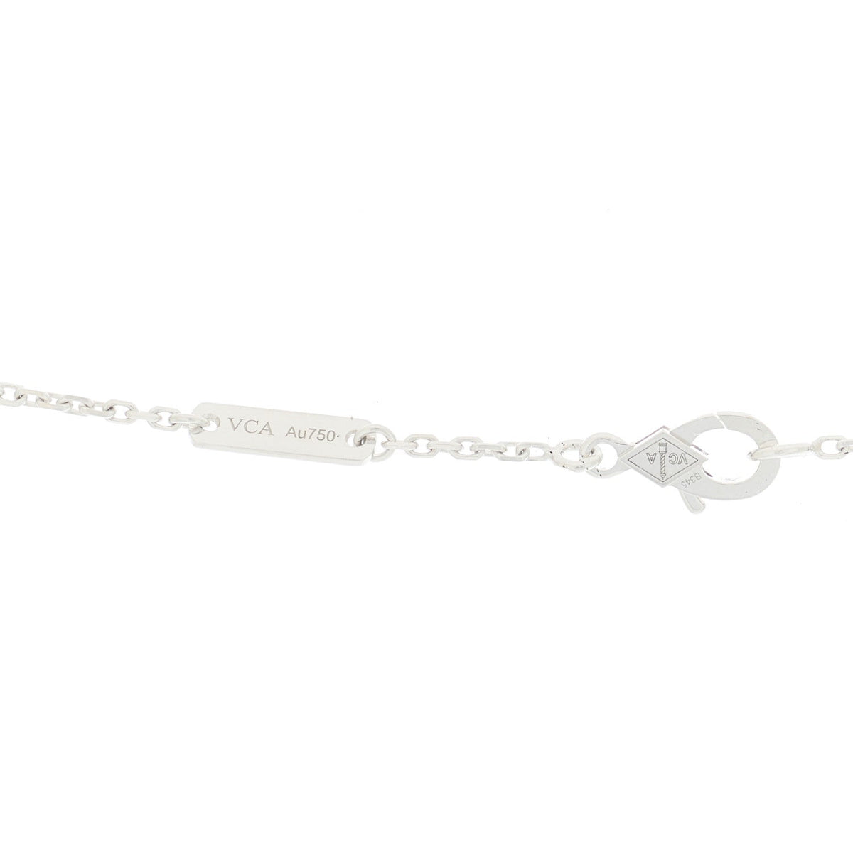 ヴァンクリーフ＆アーペル ロータス ペンダントネックレス ダイヤモンド 18K ホワイトゴールド VAN CLEEF & ARPELS LOTUS PENDANT NECKLACE DIAMOND 18K WHITE GOLD