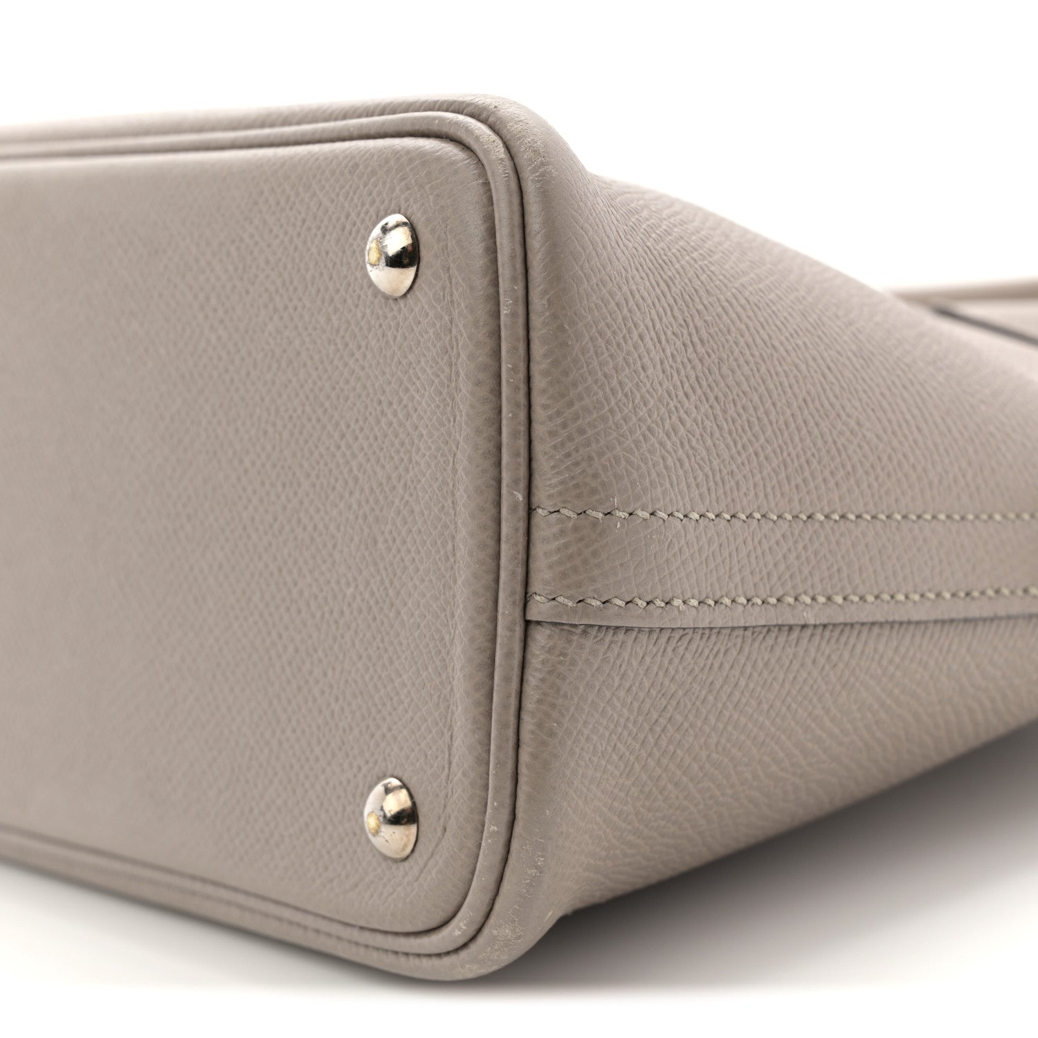 HERMES BOLIDE 27 ETAIN EPSOM SILVER HARDWARE