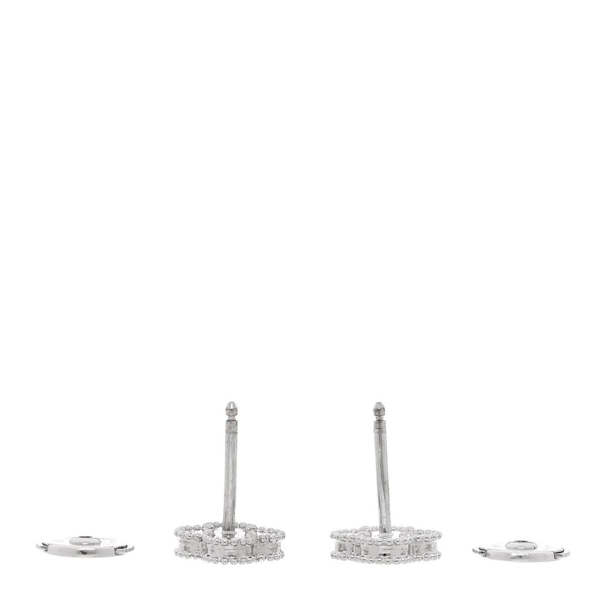 ヴァンクリーフ＆アーペル スウィートアルハンブラ ピアス マザーオブパール 18K ホワイトゴールド VAN CLEEF & ARPELS SWEET ALHAMBRA EARRINGS MOTHER OF PEARL 18K WHITE GOLD