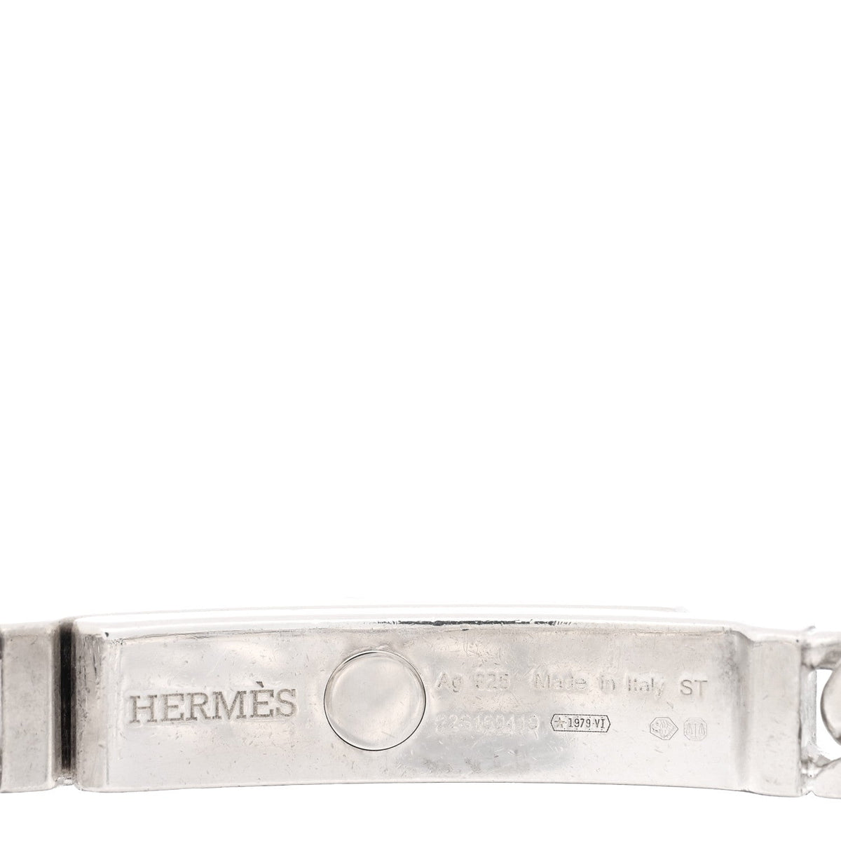 エルメス ケリー ブレスレット スターリングシルバー TPM Gourmette Bracelet HERMES KELLY BRACELET STERLING SILVER TPM GOURMETTE BRACELET
