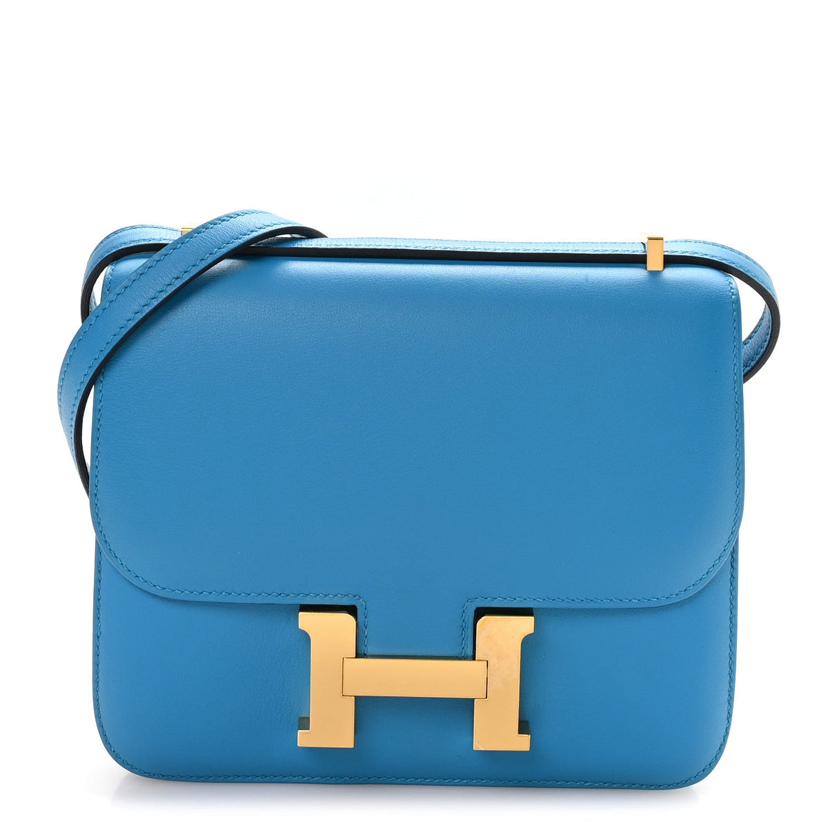 エルメス ミニコンスタンス 18 Bleu Frida スイフト ゴールド金具 HERMES MINI CONSTANCE 18 BLEU FRIDA SWIFT GOLD HARDWARE