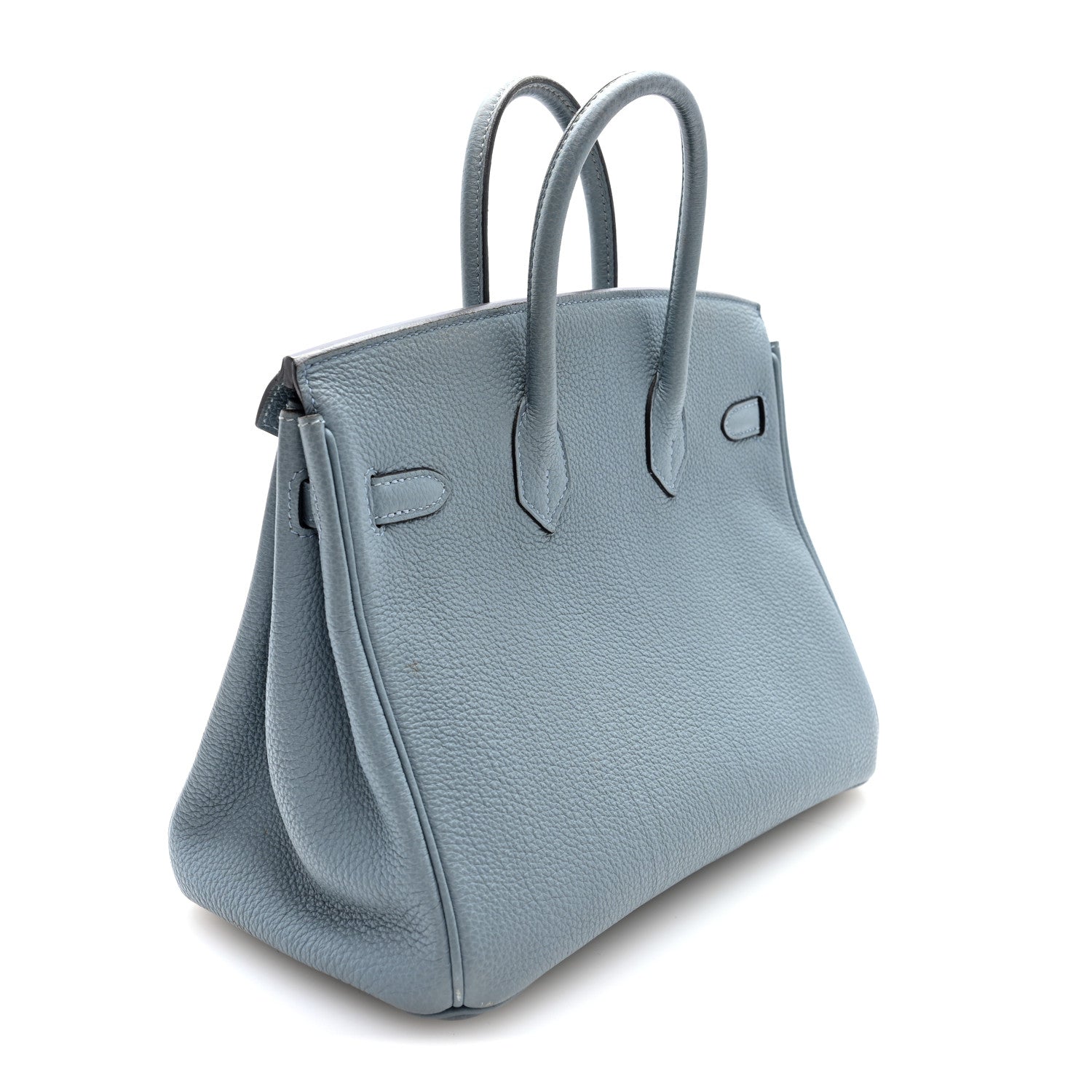 エルメス バーキン 25 ヴェルソ Bleu Lin Chai トゴ シルバー金具 HERMES BIRKIN 25 VERSO BLEU LIN CHAI TOGO SILVER HARDWARE