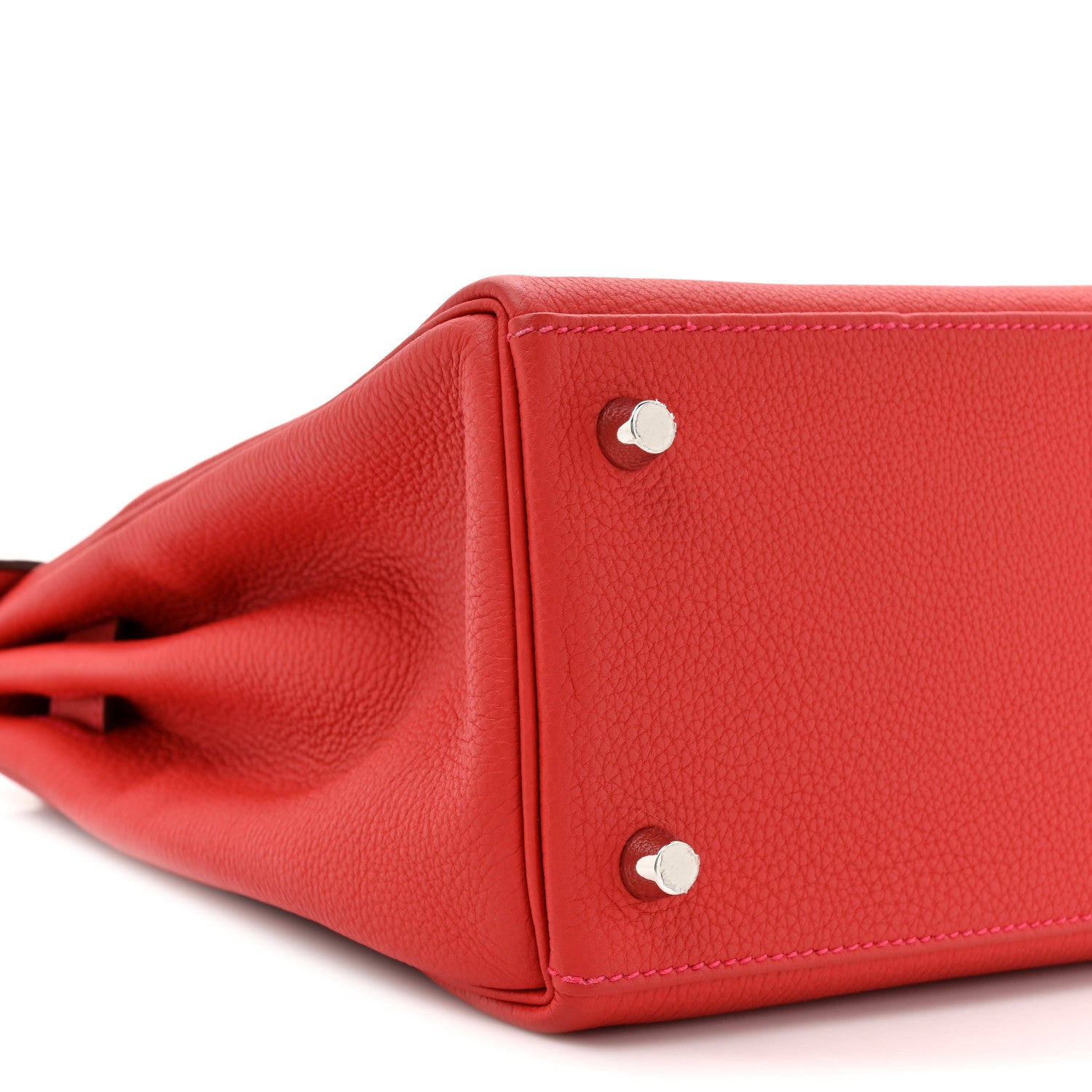 エルメス ケリー 28 内縫い Geranium トゴ シルバー金具 HERMES KELLY 28 RETOURNE GERANIUM TOGO SILVER HARDWARE
