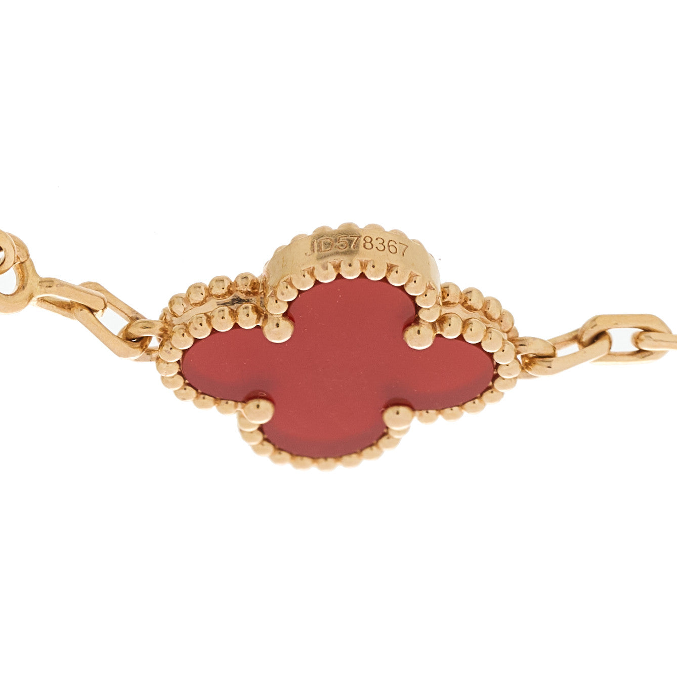 ヴァンクリーフ＆アーペル ヴィンテージアルハンブラ 5モチーフ ブレスレット マルチカラー 18K ローズゴールド VAN CLEEF & ARPELS VINTAGE ALHAMBRA 5 MOTIFS BRACELET MULTICOLOR 18K ROSE GOLD