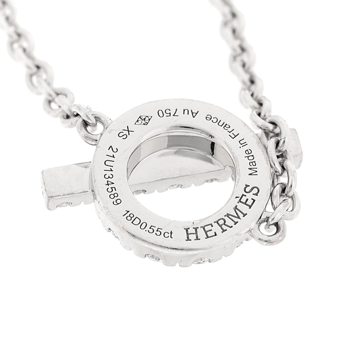 エルメス フィネス ブレスレット 18K ホワイトゴールド ダイヤモンド HERMES FINESSE BRACELET 18K WHITE GOLD DIAMOND