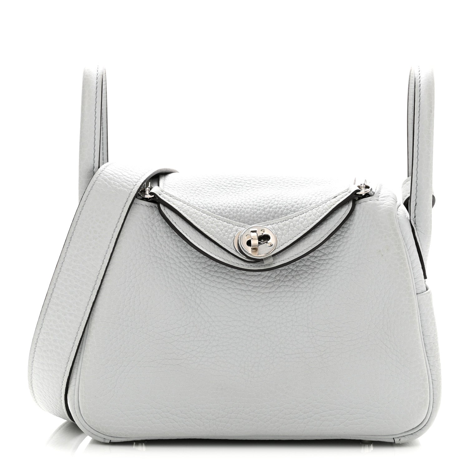 エルメス リンディ 20 Bleu Pale トリヨンクレマンス シルバー金具 HERMES LINDY 20 BLEU PALE TAURILLON CLEMENCE SILVER HARDWARE