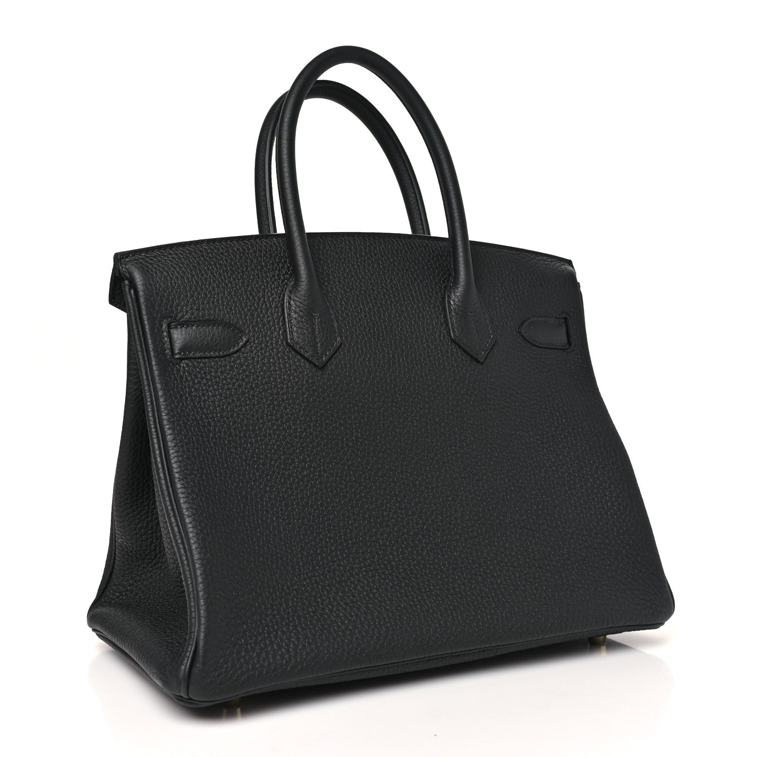 HERMES BIRKIN 30 BLACK TOGO GOLD HARDWARE