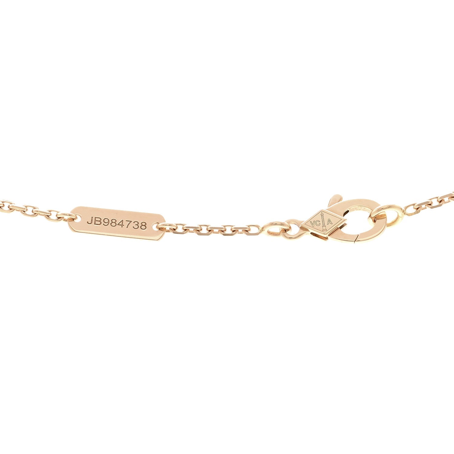 ヴァンクリーフ＆アーペル ヴィンテージアルハンブラ ペンダントネックレス マザーオブパール 18K ローズゴールド VAN CLEEF & ARPELS VINTAGE ALHAMBRA PENDANT NECKLACE MOTHER OF PEARL 18K ROSE GOLD