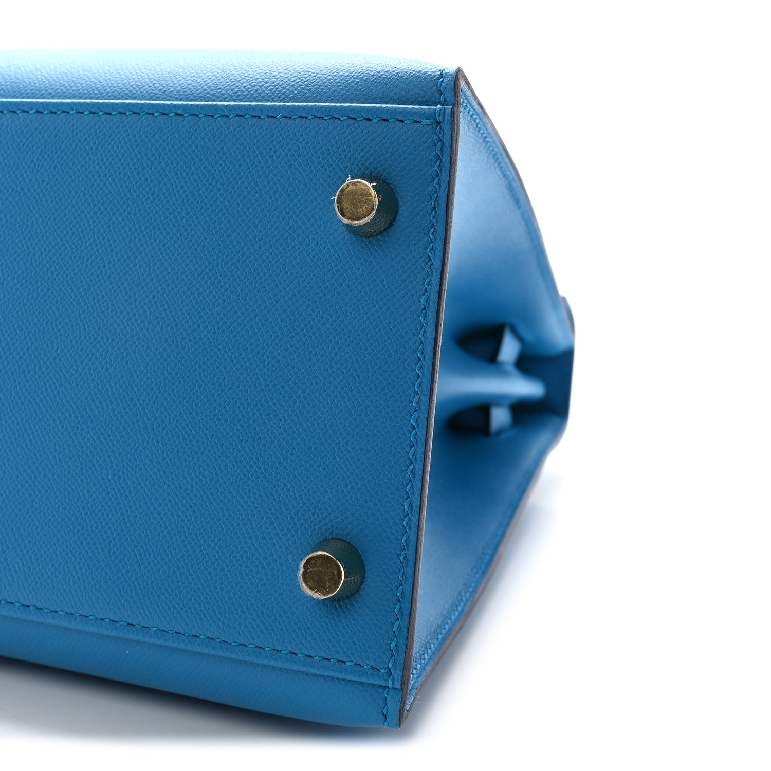 エルメス ケリー 28 外縫い Bleu Frida エプソン ゴールド金具 HERMES KELLY 28 SELLIER BLEU FRIDA EPSOM GOLD HARDWARE