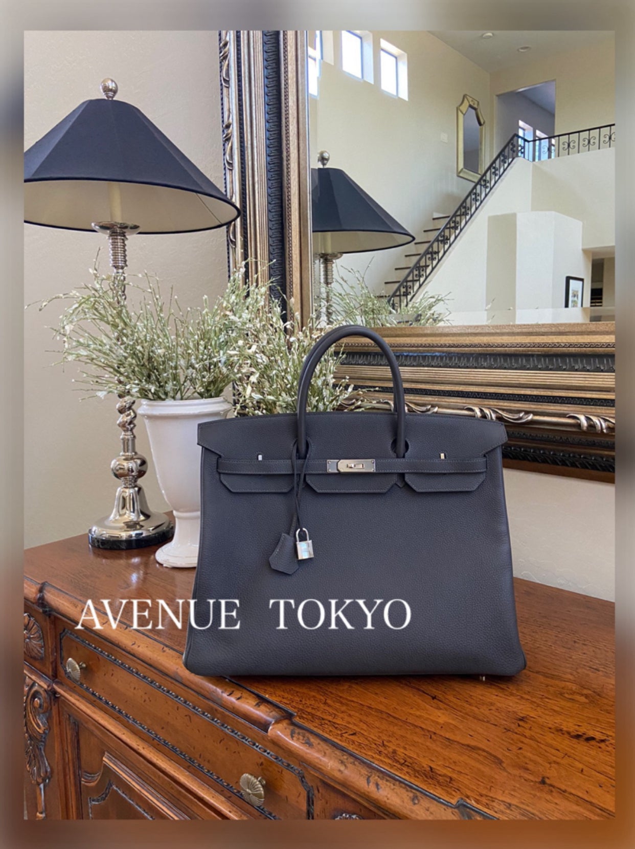 ほぼ新品】エルメス バーキン40 グラファイト トゴ シルバー金具 HERMES BIRKIN 40 GRAPHITE TOGO SILV |  AVENUE TOKYO