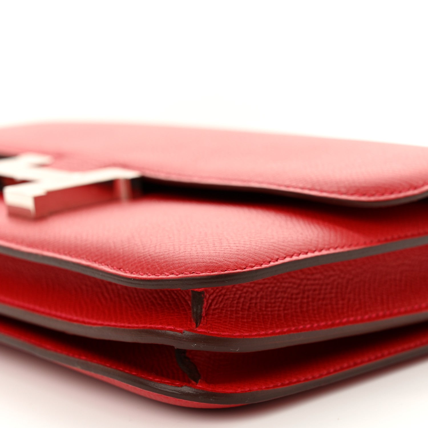 エルメス コンスタンス エラン 25 Rouge Casaque エプソン シルバー金具 HERMES CONSTANCE ELAN 25 ROUGE CASAQUE EPSOM SILVER HARDWARE