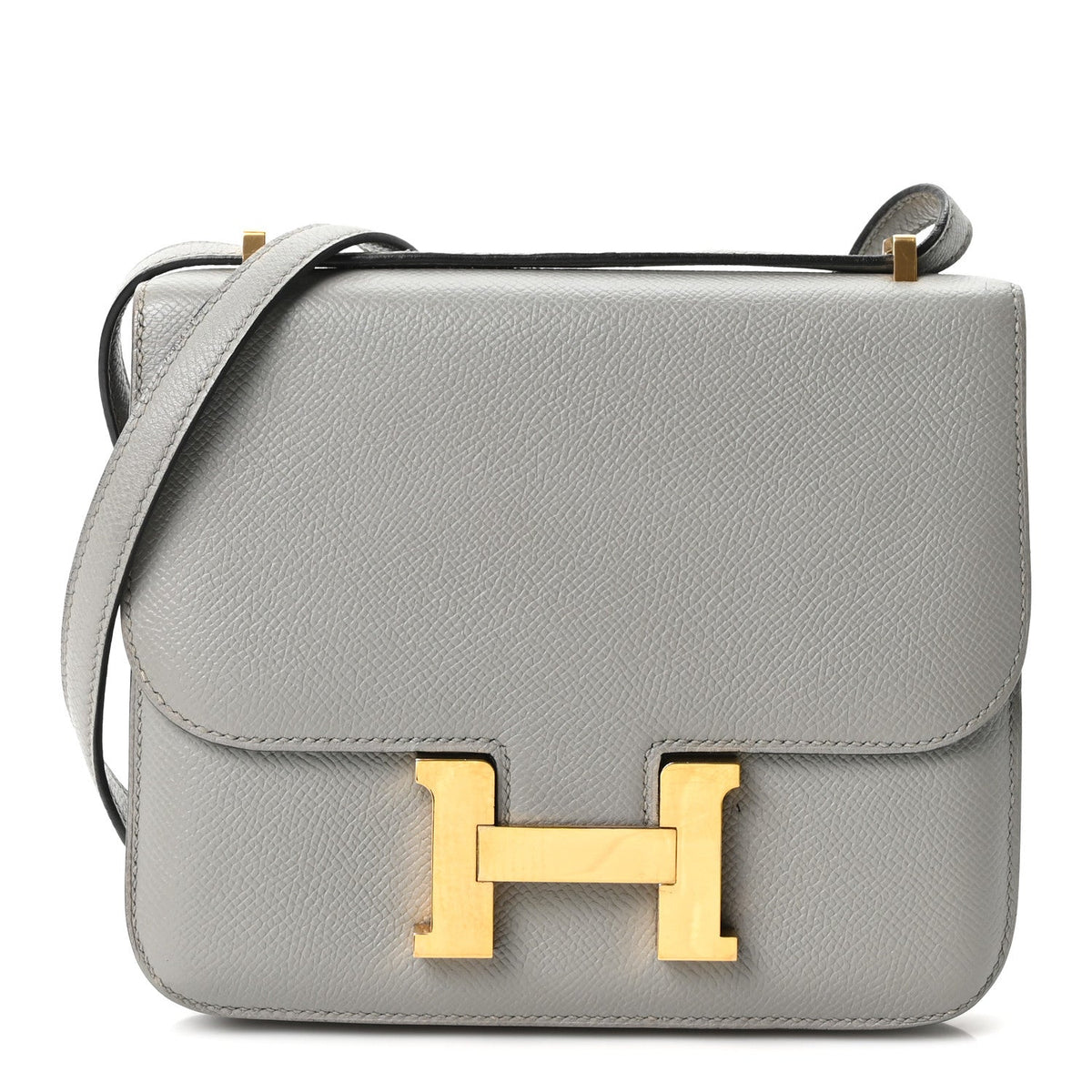 エルメス ミニコンスタンス 18 Gris Mouette エプソン ゴールド金具 HERMES MINI CONSTANCE 18 GRIS MOUETTE EPSOM GOLD HARDWARE