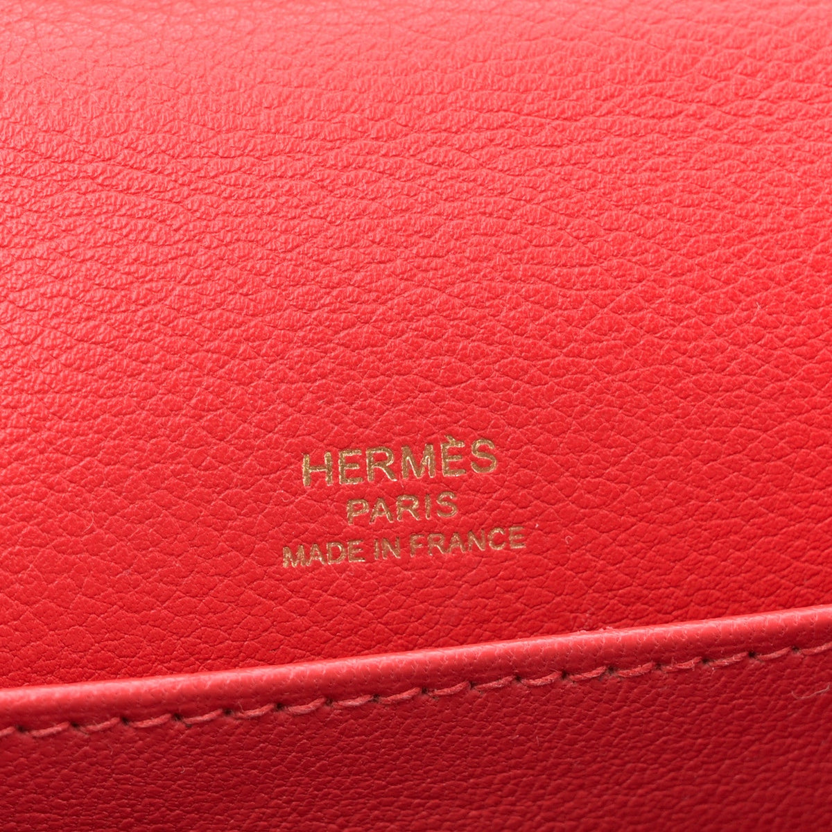 エルメス ミニルリ Rouge Casaque エバーカラー シルバー金具 HERMES ROULIS ROUGE CASAQUE EVERCOLOR SILVER HARDWARE