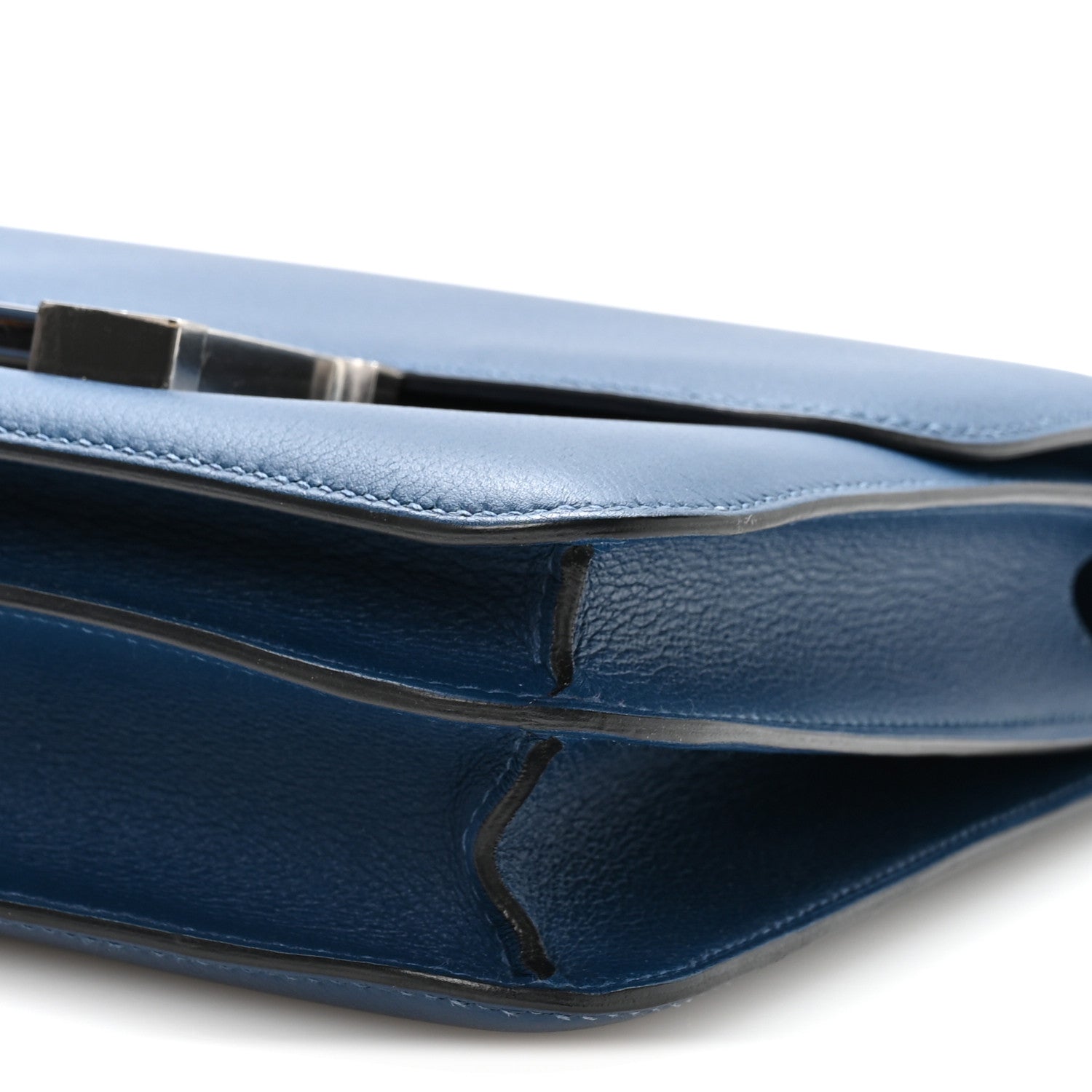 エルメス コンスタンス 24 Deep Bleu エバーカラー シルバー金具 HERMES CONSTANCE 24 DEEP BLEU EVERCOLOR SILVER HARDWARE