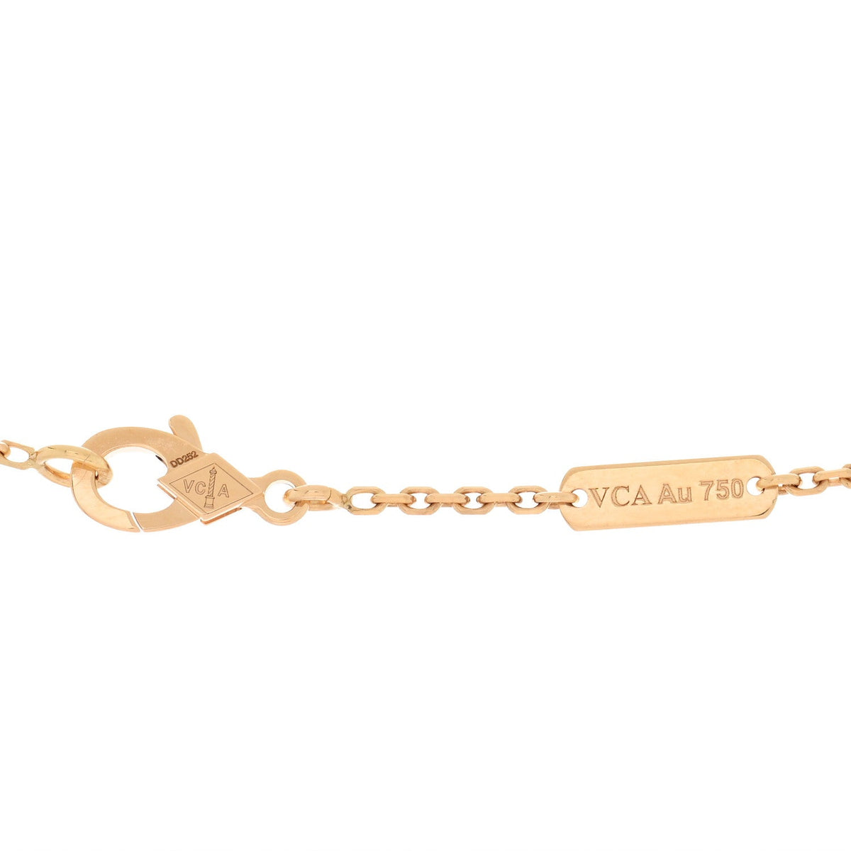 Van Cleef & Arpels Vintage Alhambra Pendant Necklace 18K Yellow Gold 